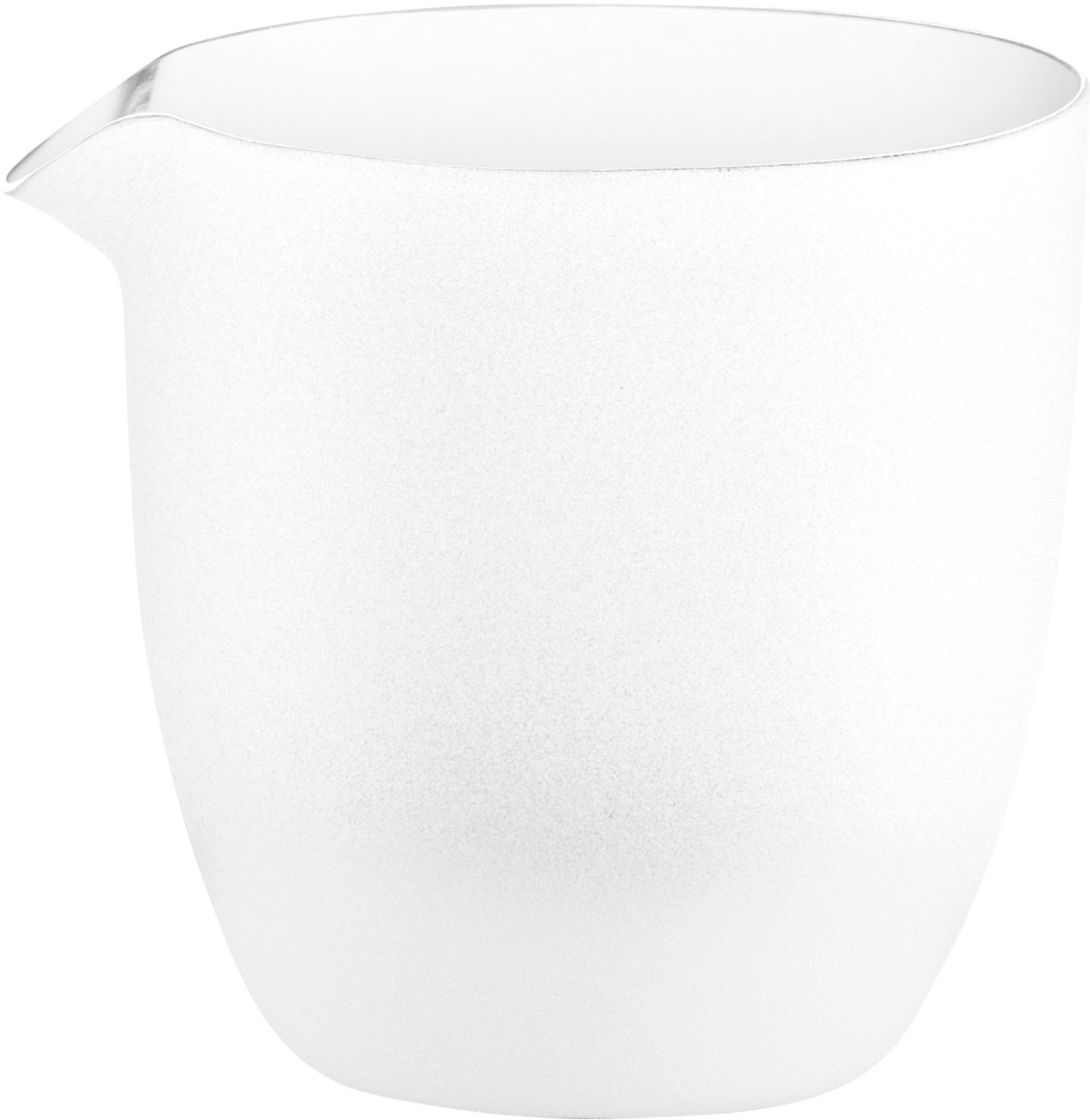 Eisch Germany Espressoglas »COSMO PURE WHITE«, (Set, 3 tlg., Espressoglas, Untertasse und Kännchen im Geschenkkarton), in Handarbeit mit 24karätigem Gold veredelt, 100 ml, Made in Germany