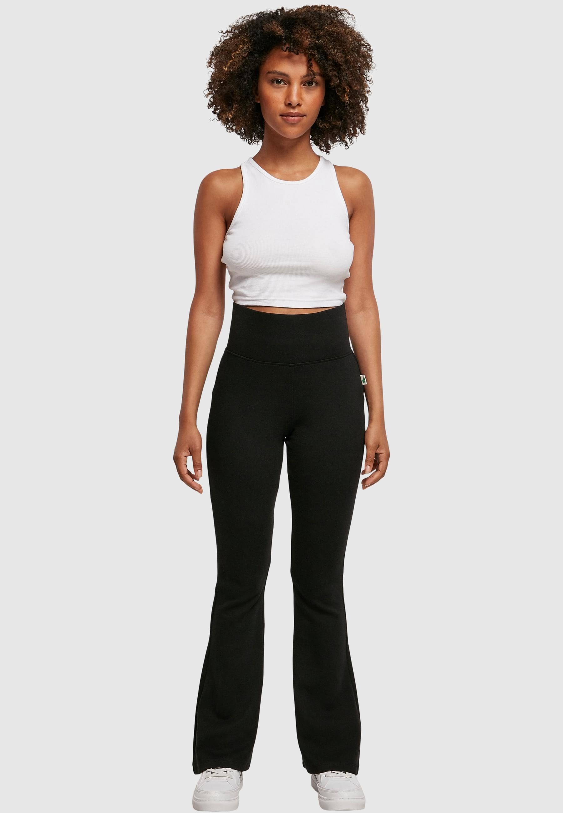 URBAN CLASSICS Leggings »Urban Classics Damen Ladies Organic Interlock Bootcut Leggings«, (1 tlg.)