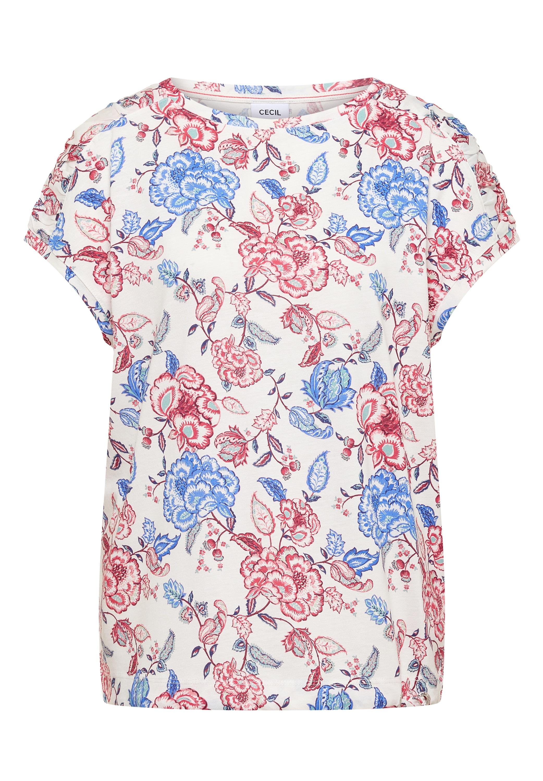 Cecil T-Shirt mit U-Boot-Ausschnitt