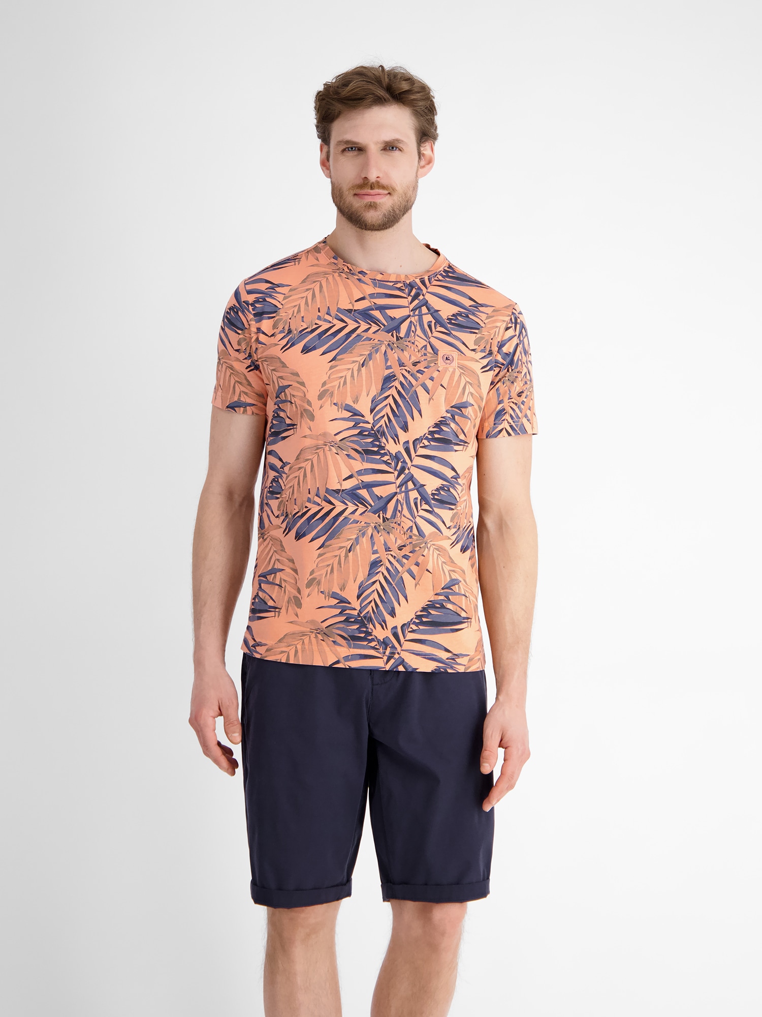 LERROS T-Shirt »LERROS Herren T-Shirt, sommerlich floral bedruckt«
