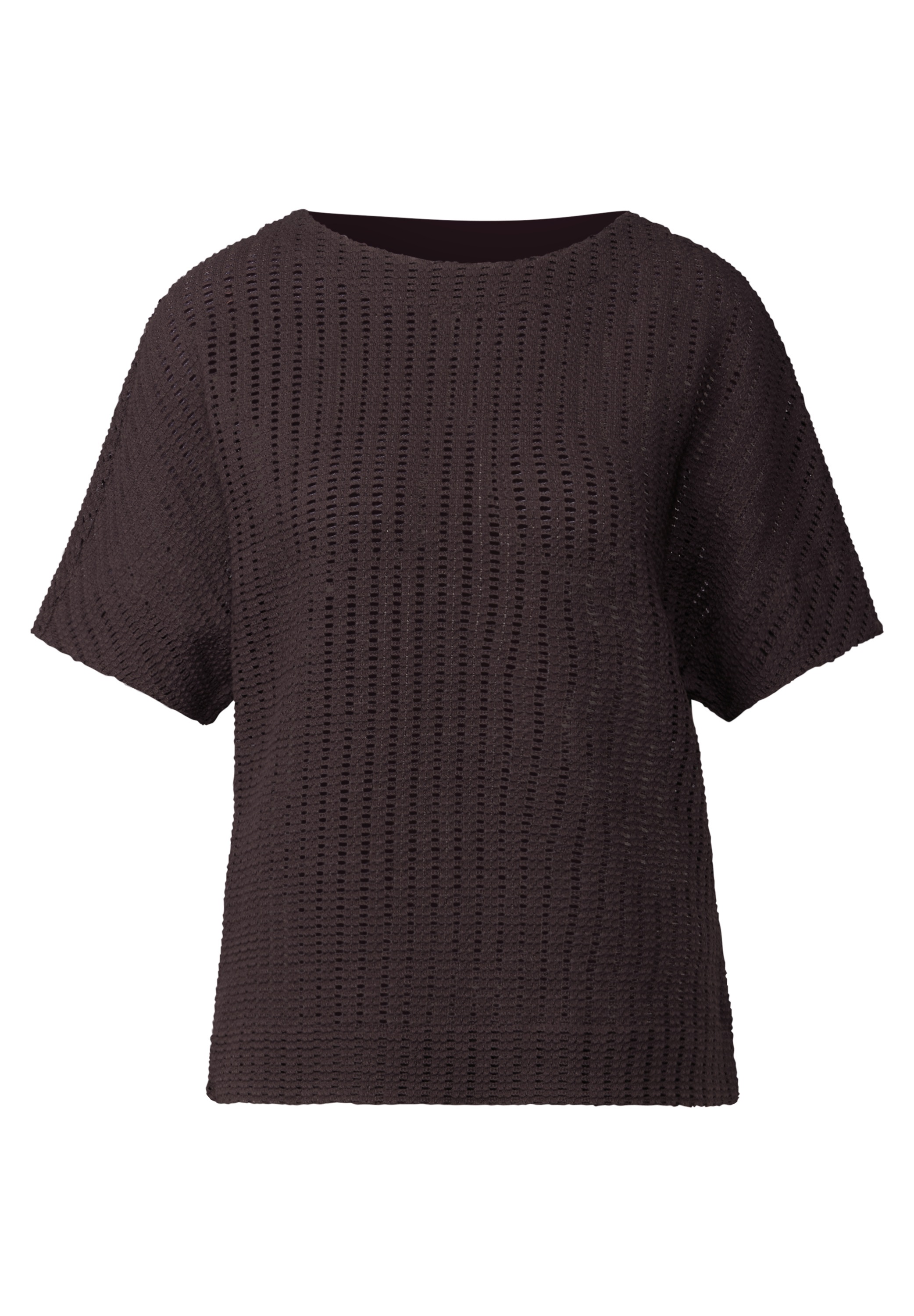 STREET ONE STUDIO T-Shirt, aus Baumwolle mit Stretchante