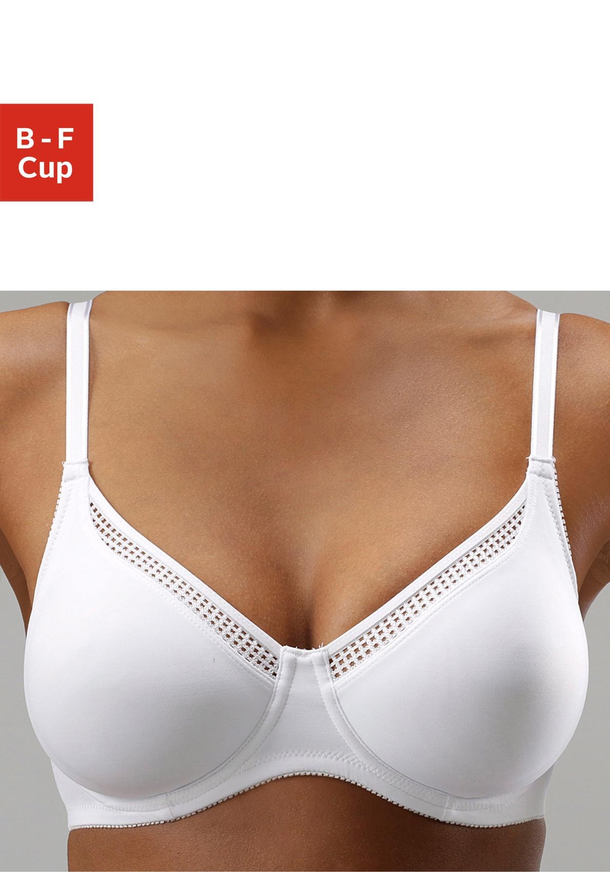 Nuance by Lascana T-Shirt-BH mit Bügel und nahtlosen Cups aus Microfaser