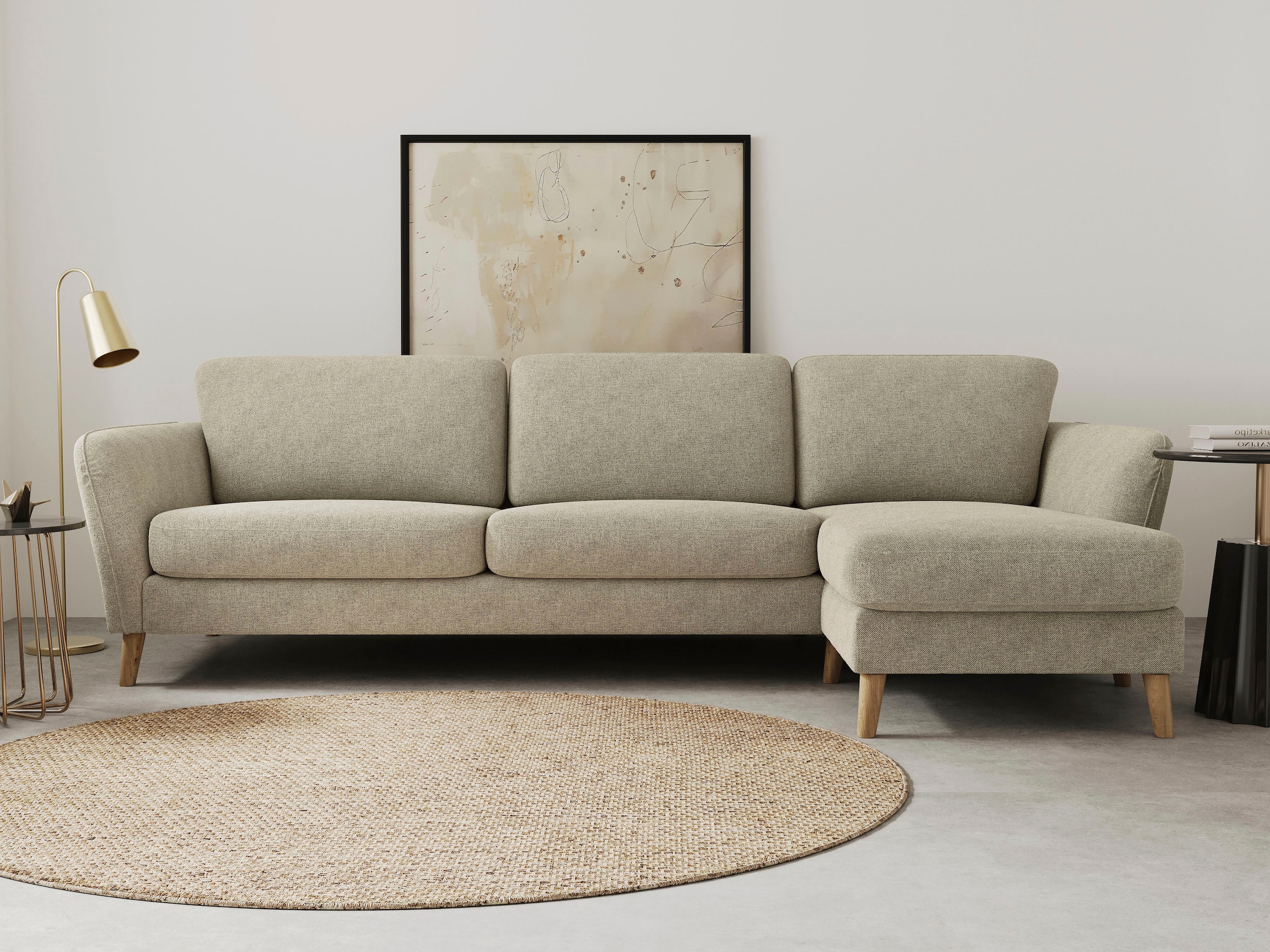 Home affaire Ecksofa "MARSEILLE (279/152cm),L-Form, Rec. rechts/links, vers günstig online kaufen