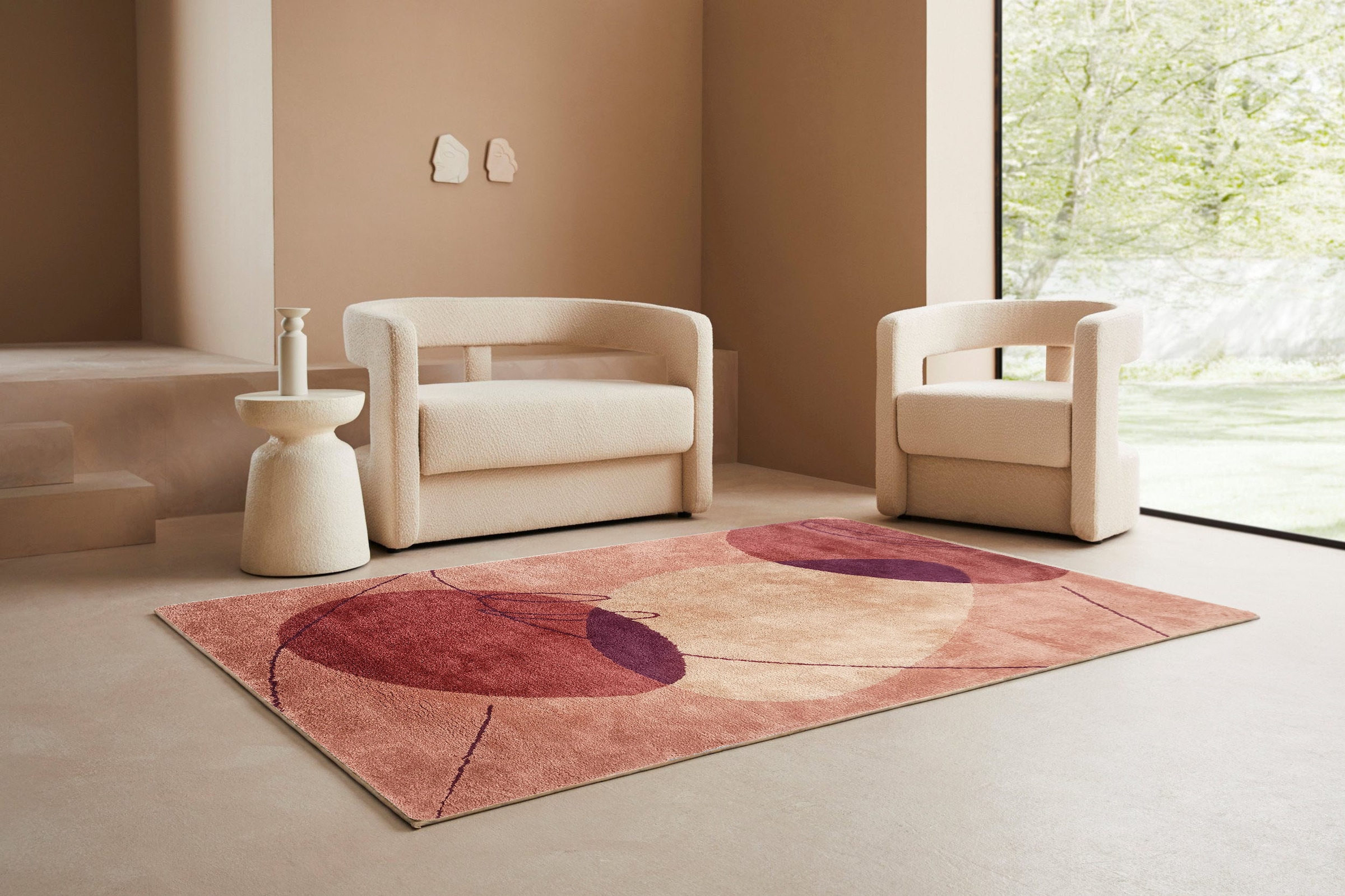 LeGer Home by BAUR Muster, soft, »Megan«, | rechteckig, Gercke Teppich mehrfarbig, kuschelig, geometrisches super Lena Wohnzimmer