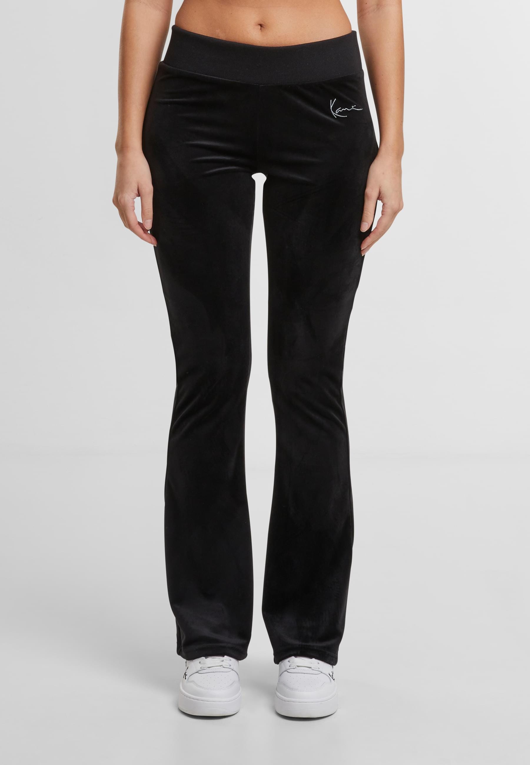 Karl Kani Jogginghose »Karl Kani KW251-035-1 Signature Rhinestone Velours Trackpants«, (1 tlg.)