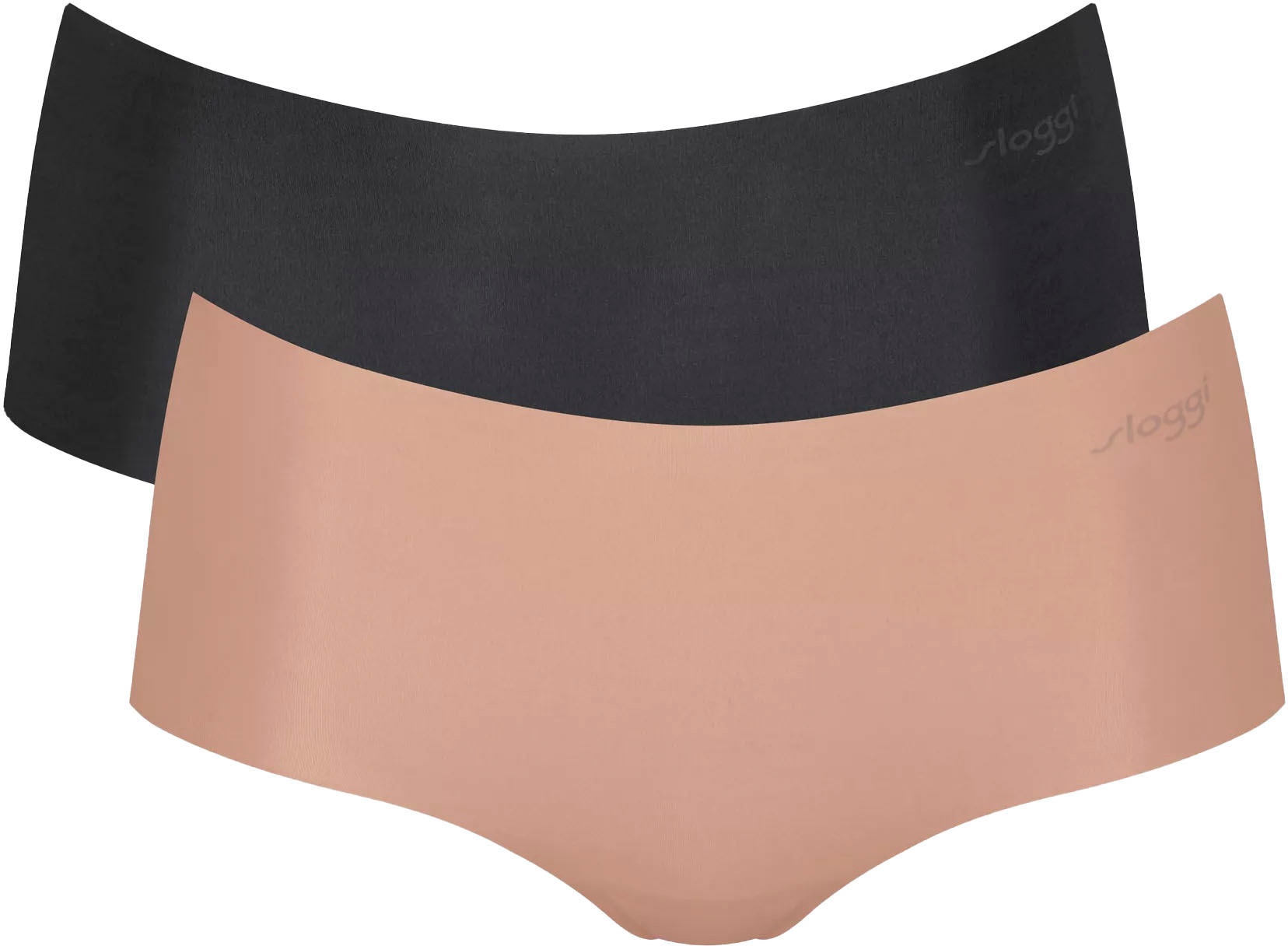 sloggi Panty »ZERO Microfibre 2.0 Short C2P«, (2er Pack), nahtlos und unsichtbar