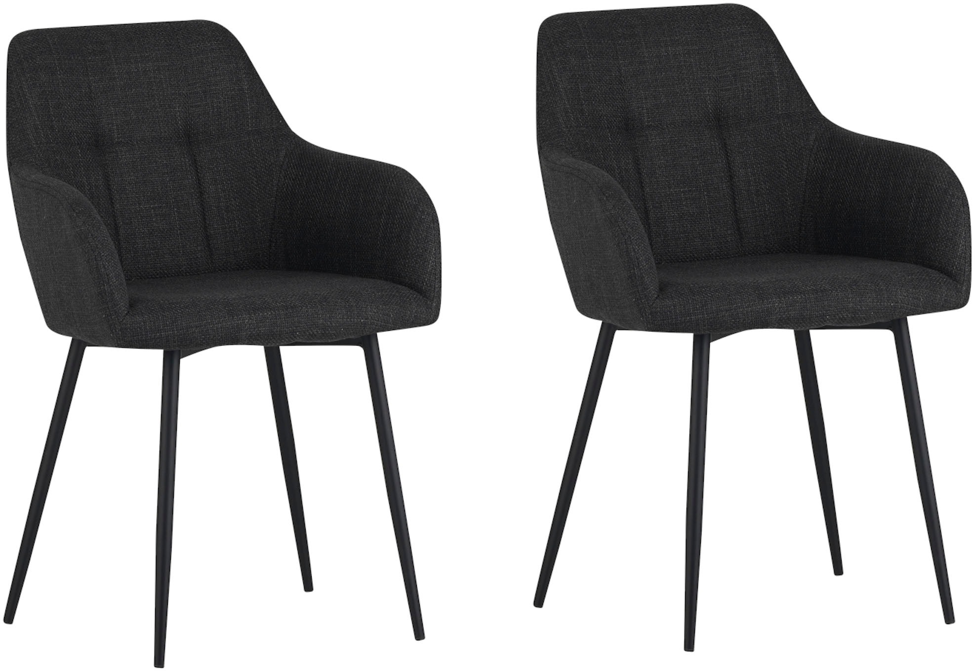 HELA Esszimmerstuhl "HANNA" (Set) 2 Stk.Schalenstuhl, Armlehnen Stuhl, Bezu günstig online kaufen