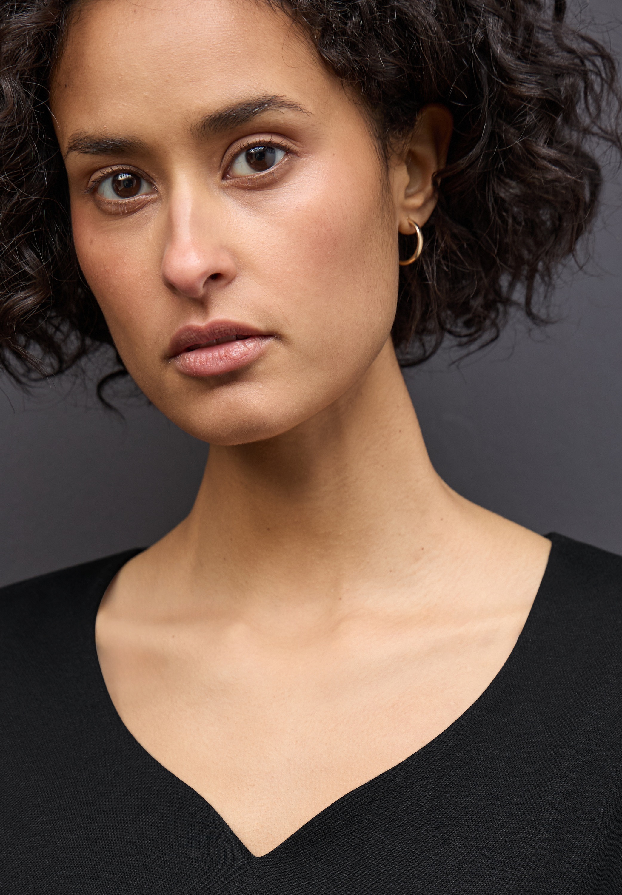 Thumbnail - STREET ONE Langarmshirt mit Herz-Ausschnitt