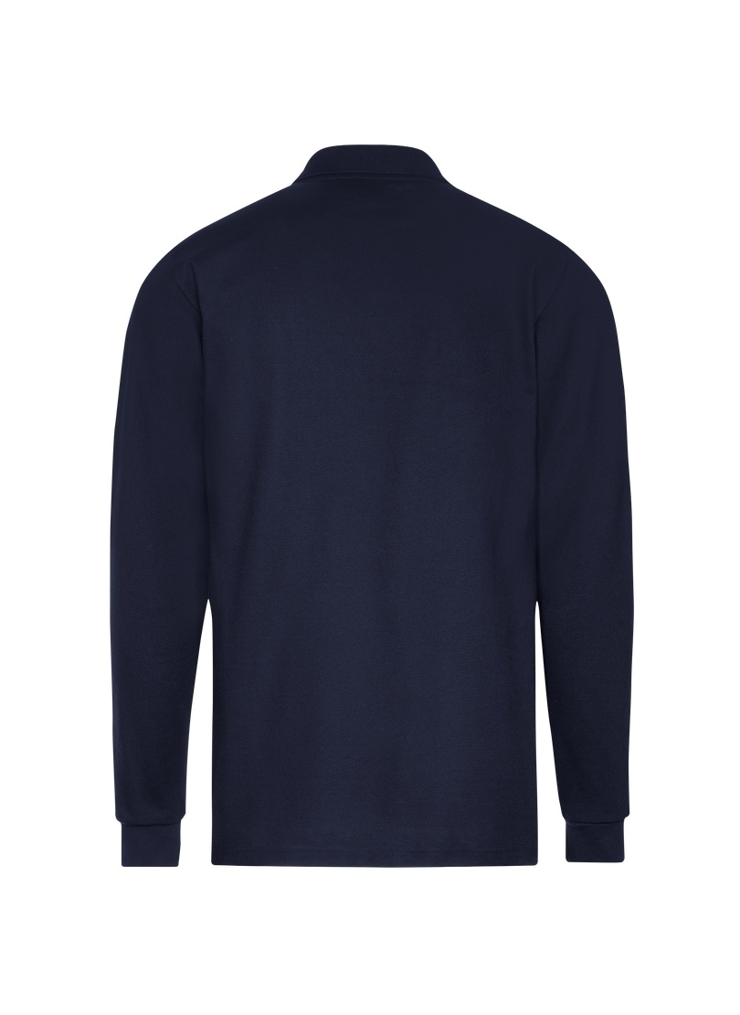 Trigema Poloshirt »TRIGEMA Langarm Poloshirt mit Armbündchen«, (1 tlg.)