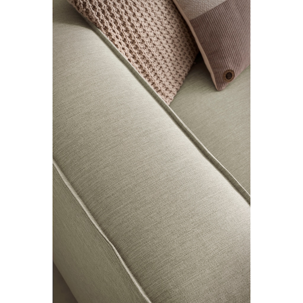 LeGer Home by Lena Gercke Ecksofa »PIARA XXL, besonders tiefe Sitzfläche, L-Form,«, Inklusive 2 Rückenkissen 80x35 cm und 1 Zierkissen 40x40 cm