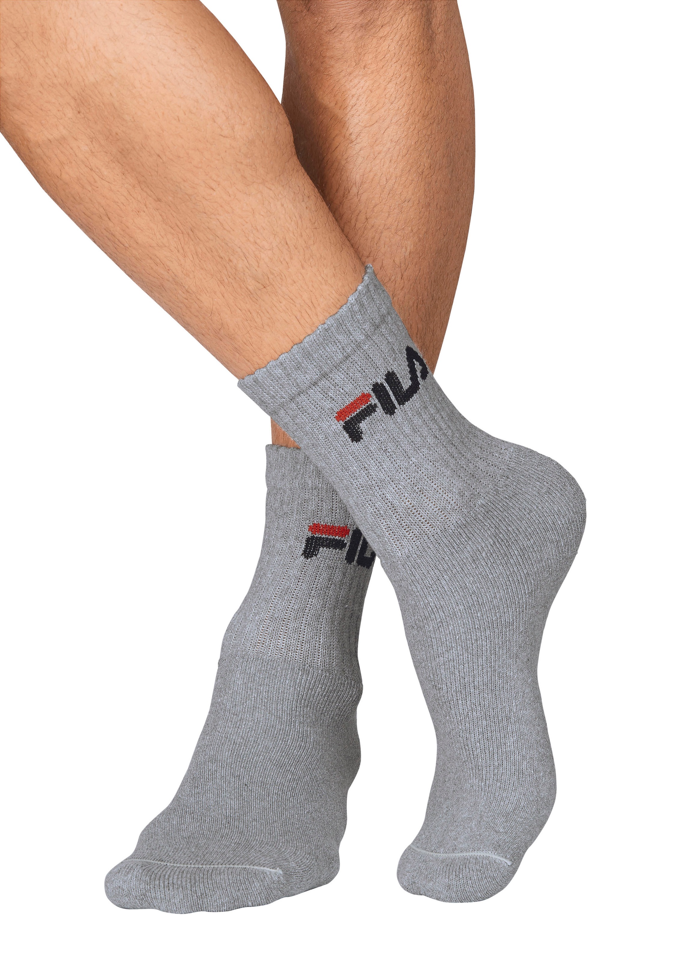 Thumbnail - Fila Tennissocken "UNISEX CREW TENNIS FULL TERRY SOCKS" 6 Stk. tlg. Sportsocken, flache Zehennaht