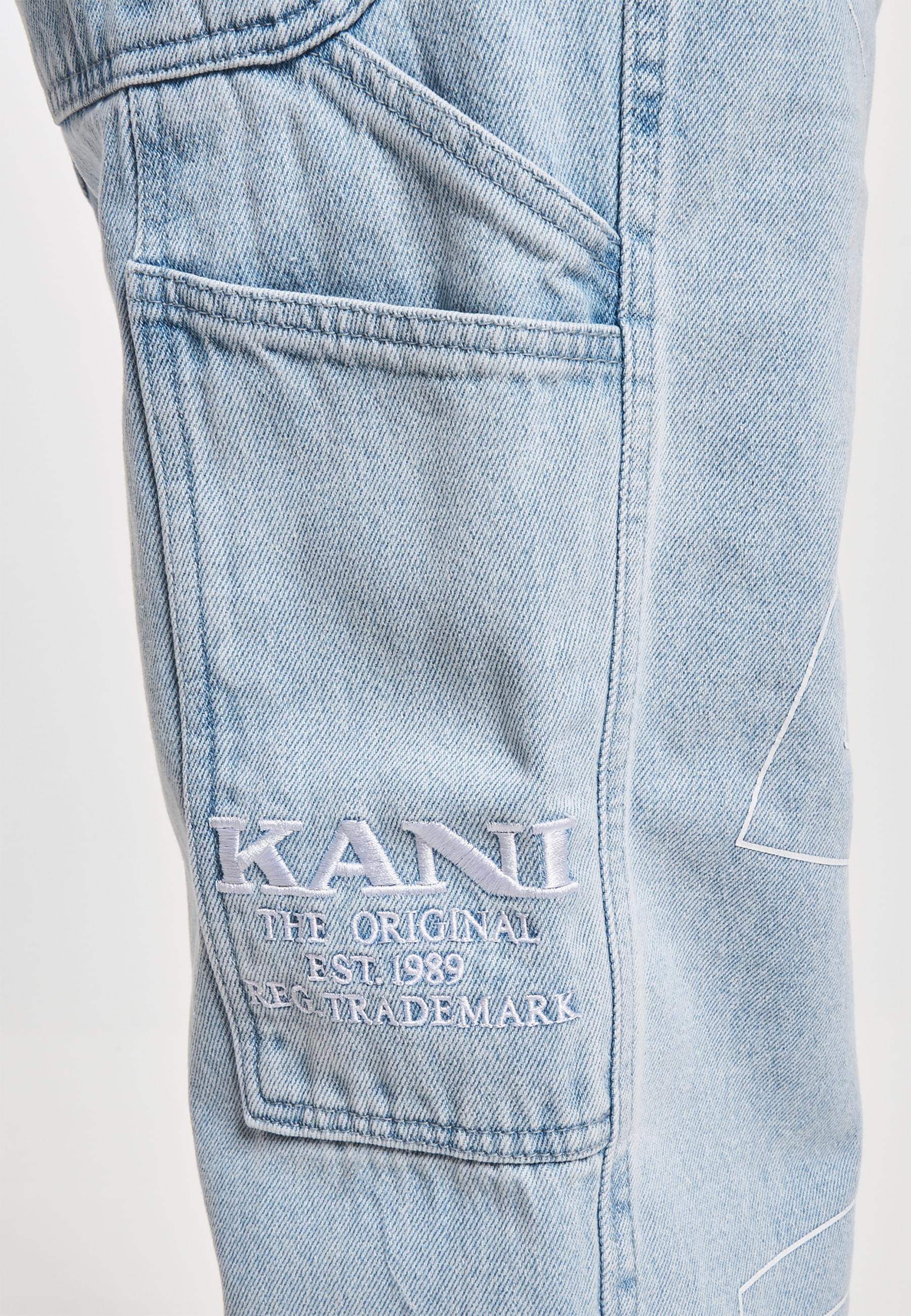 Karl Kani Bequeme Jeans »Karl Kani Herren Og Baggy Workwear Logo Print Denim«