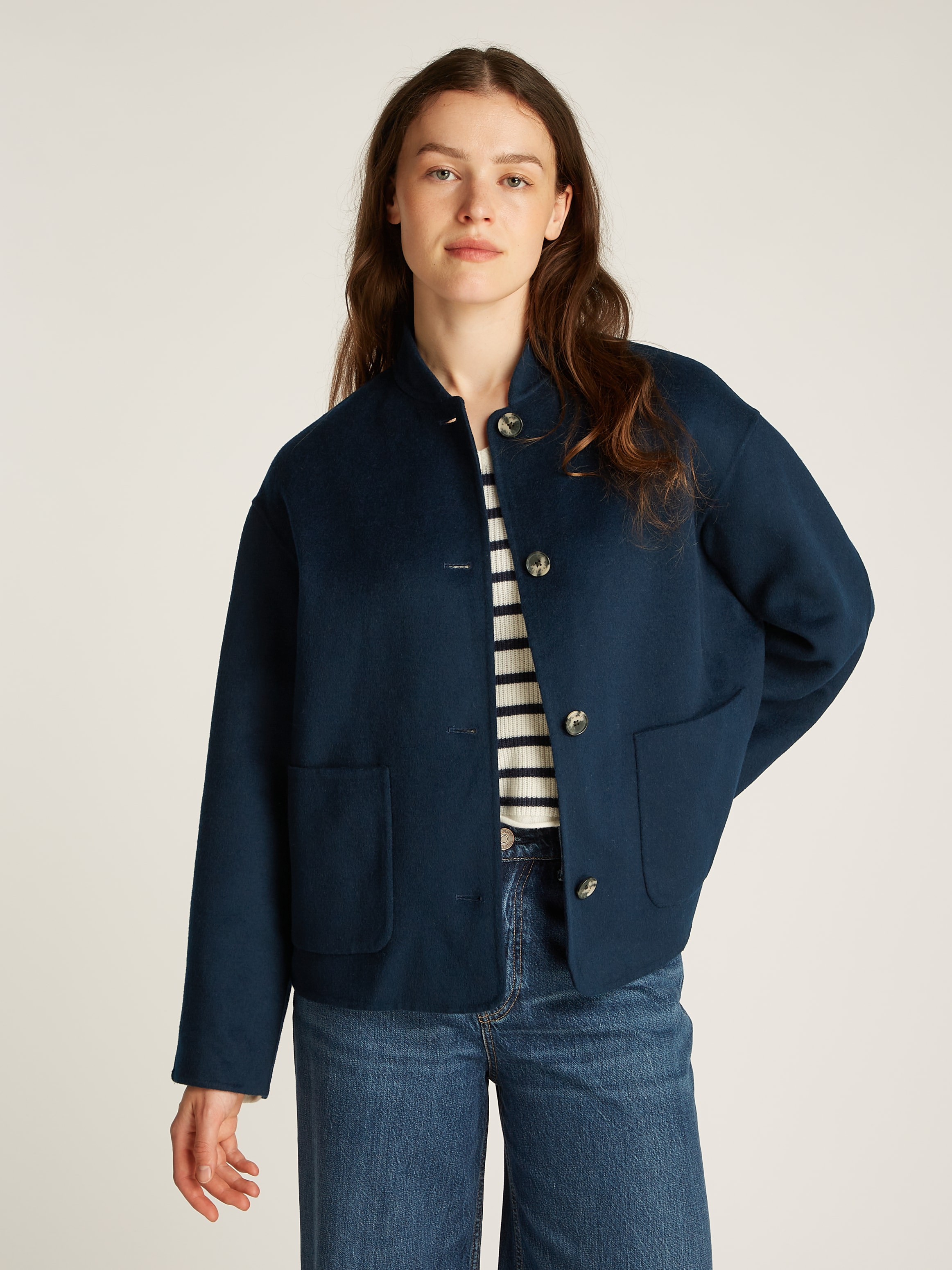 Bomberjacke »DF WOOL BOMBER JACKET«, mit Wollanteil