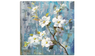 Leinwandbild »Wundervolle Magnolie II«, Blumen, (1 St.)