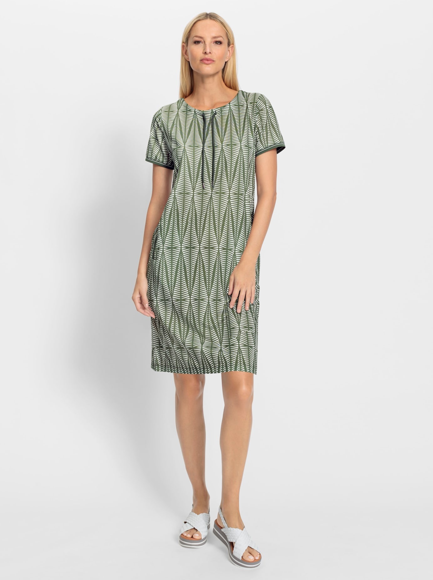 heine Jerseykleid "Jersey-Kleid" Eingrifftaschen günstig online kaufen