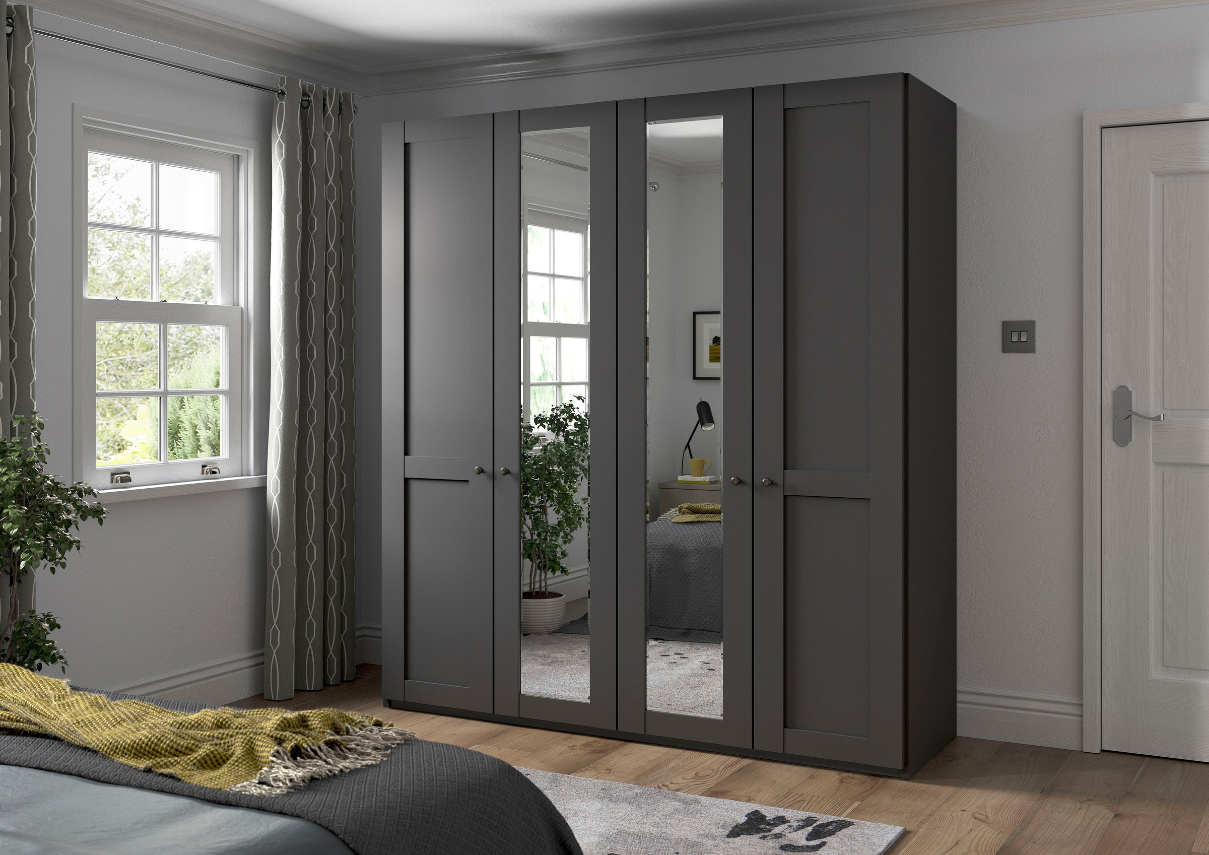 WIEMANN Kleiderschrank "Göteborg, mit 95 Öffnungswinkel, Made in Germany" i günstig online kaufen