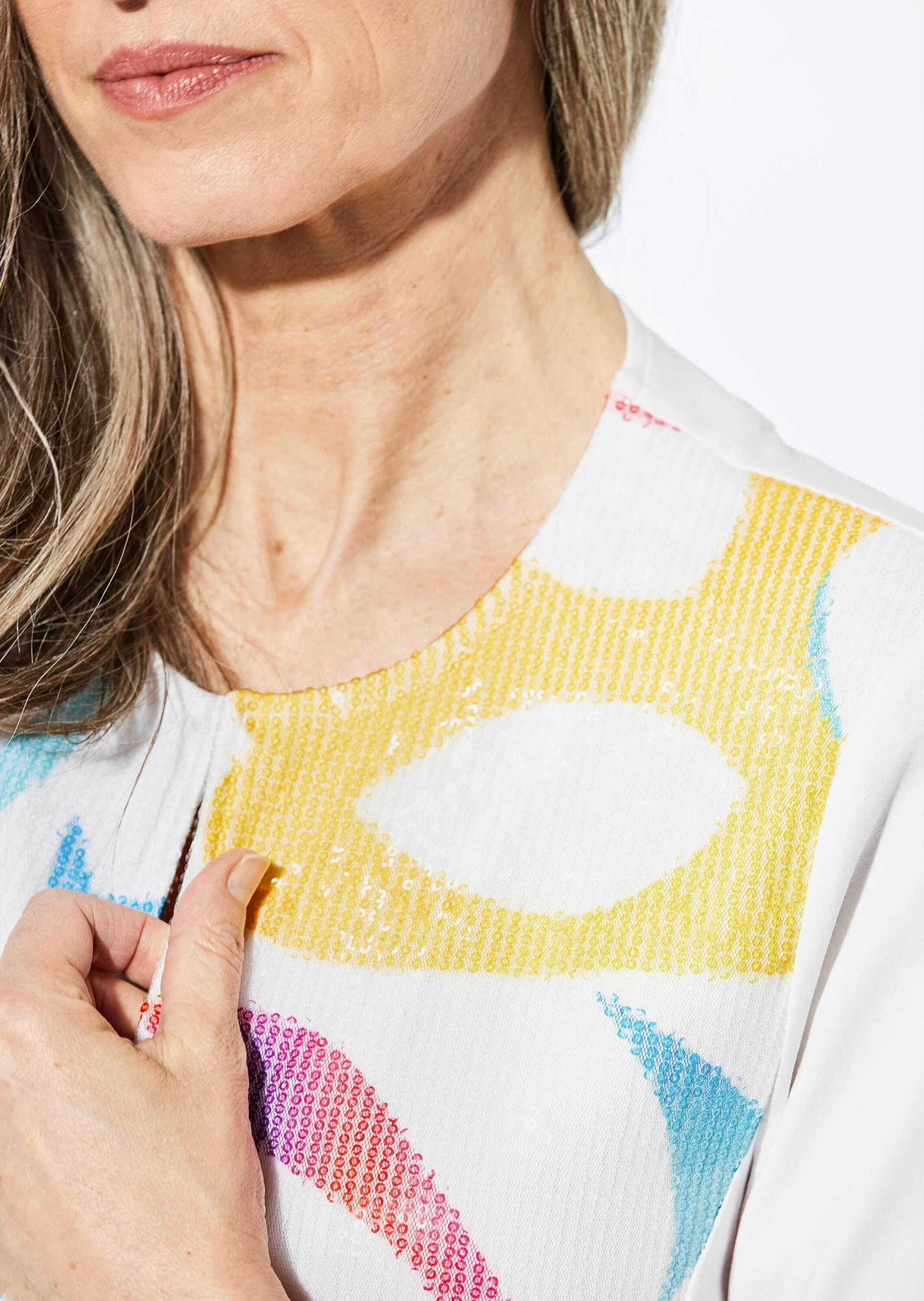 GOLDNER Sommerjacke »Jerseyjacke Jerseyjacke mit Pailletten«