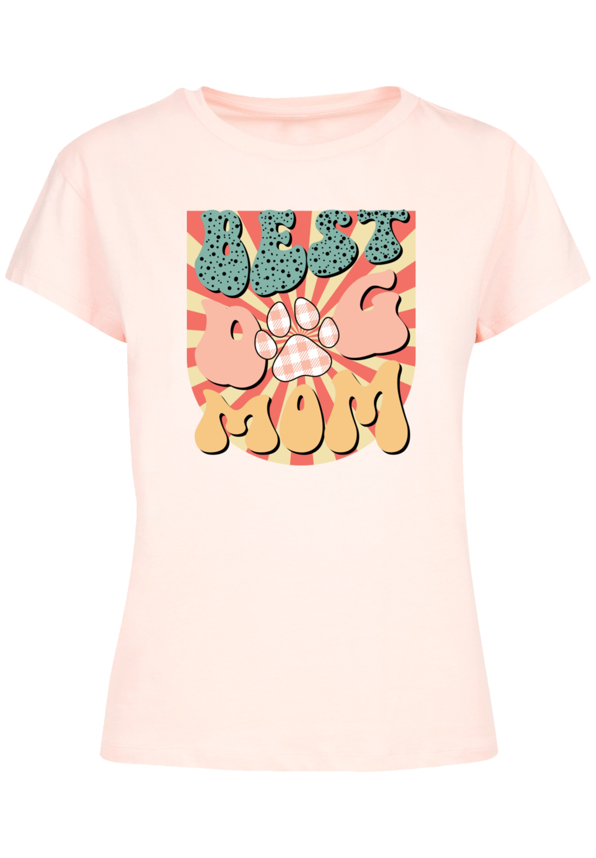 F4NT4STIC T-Shirt »Mothers Day Pet Lover Vintage Aesthetic Best Dog Mom Print«, Premium Qualität