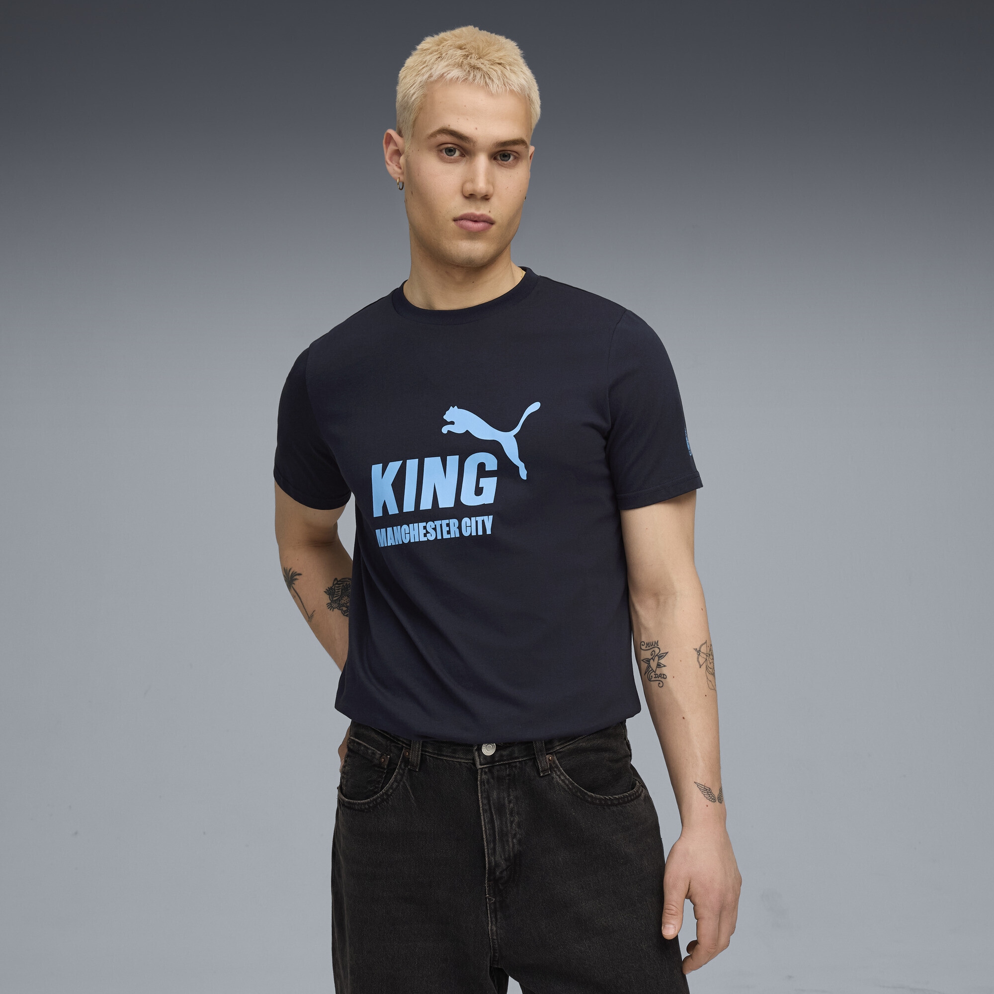 PUMA T-Shirt »Manchester City KING Logo T-Shirt Herren«