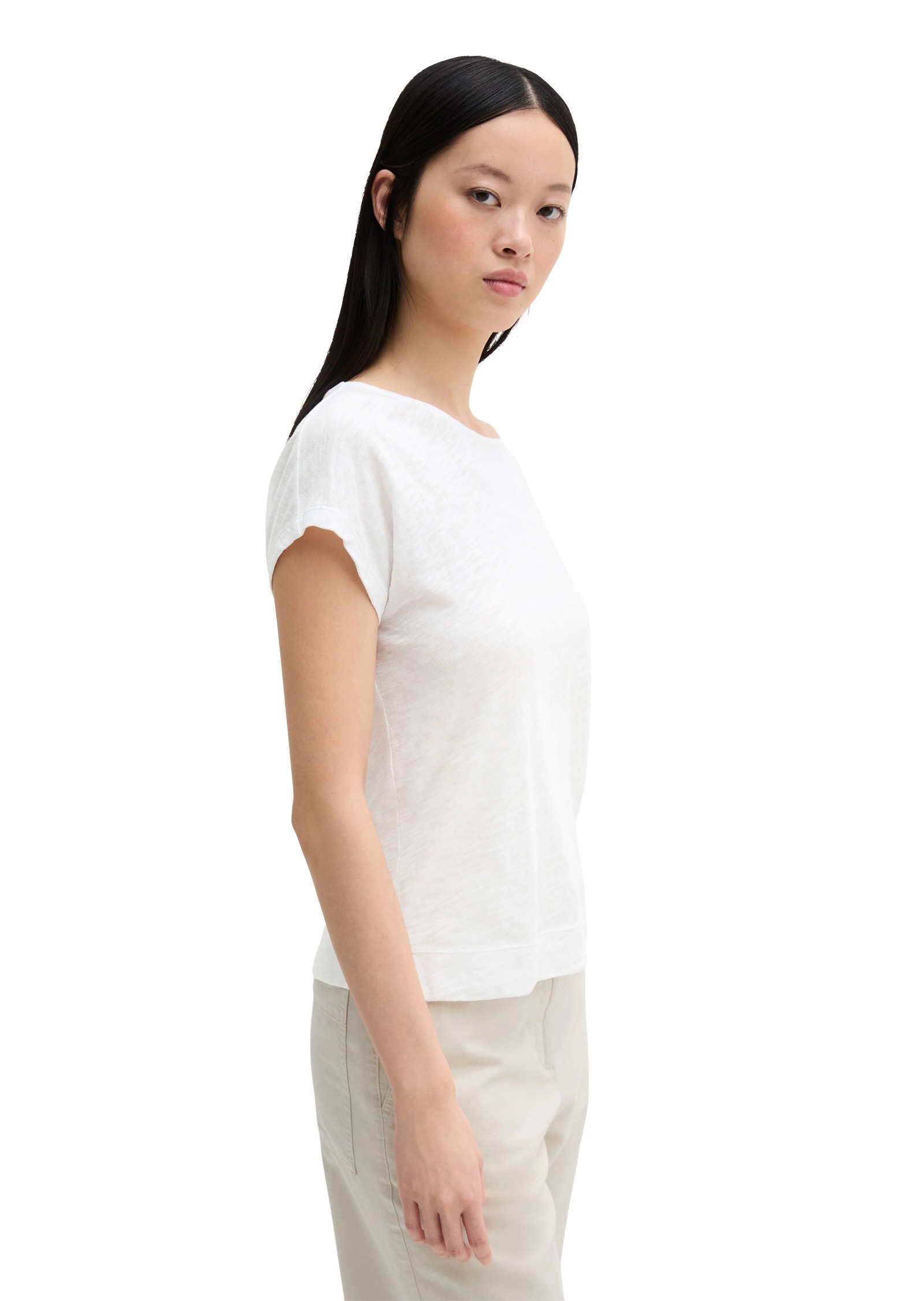 Marc OPolo T-Shirt "aus weichem Baumwoll-Slub-Jersey" günstig online kaufen