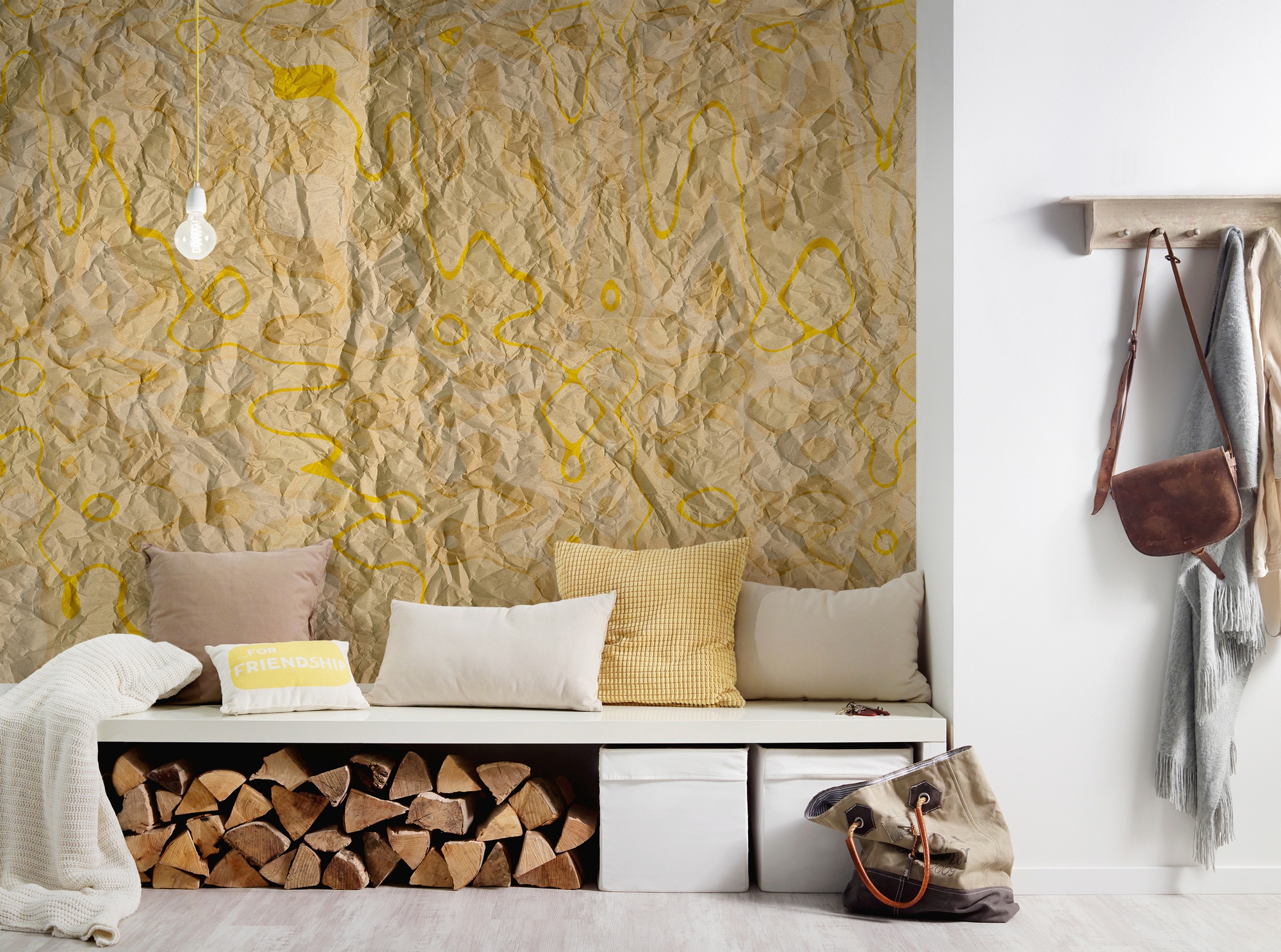 Architects Paper Fototapete »Atelier 47 Vibes on Paper 1«, einfarbig, Vlies, Wand, Schräge, Decke
