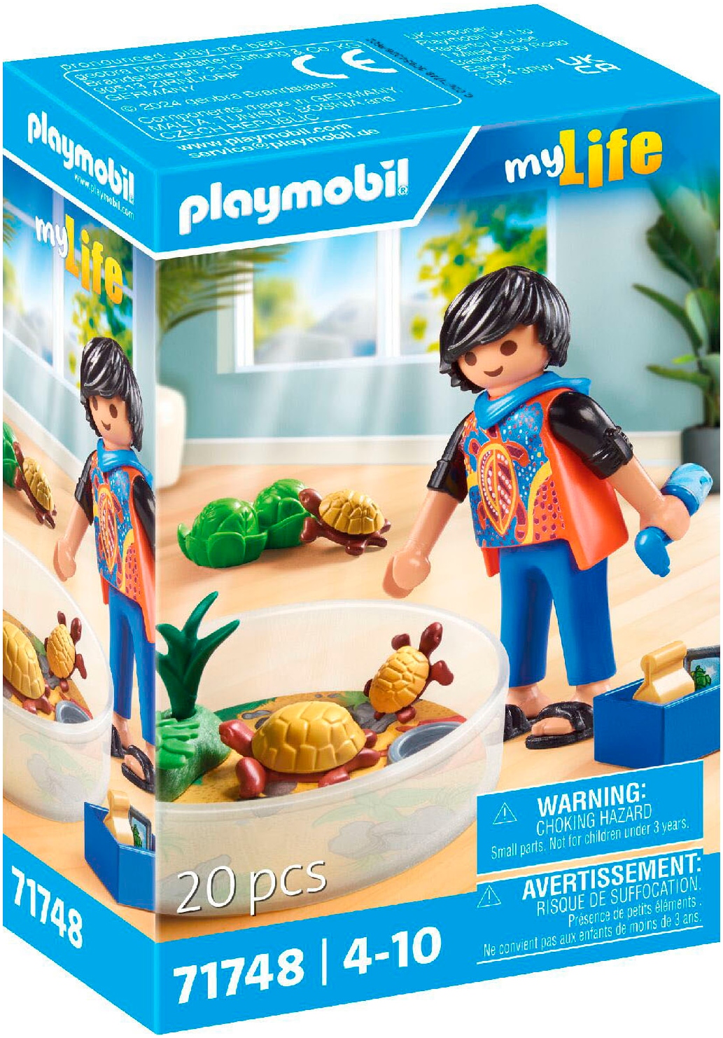 Playmobil® Konstruktions-Spielset »Schildkröten-Terrarium (71748), Playmobil My Life«, (20 St.)