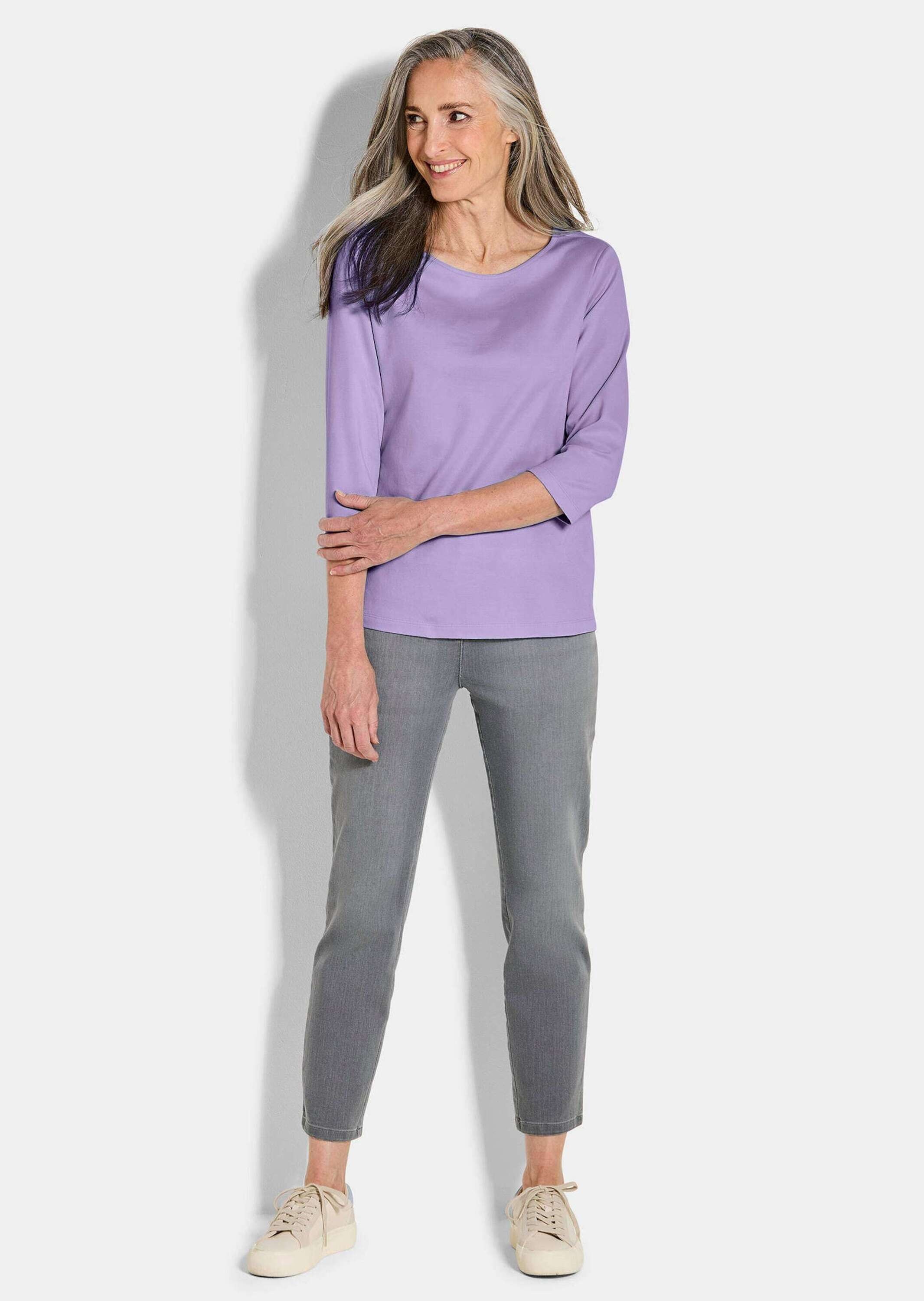 GOLDNER Kurzarmshirt "Basic Shirt mit U-Boot-Ausschnitt" U-Boot-Ausschnitt günstig online kaufen