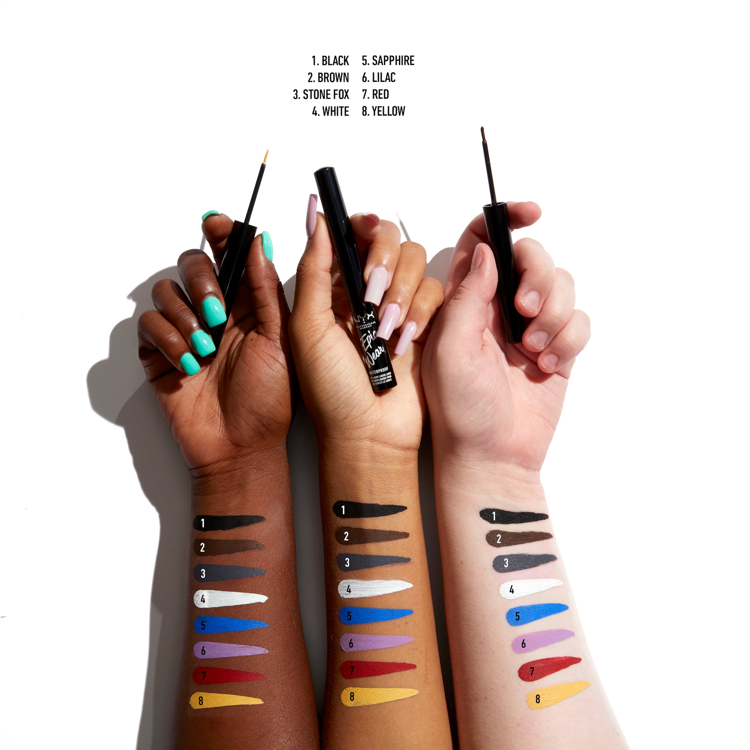 NYX Eyeliner »Professional Makeup Epic Wear Liquid Liner«, mit Lifting-Effekt
