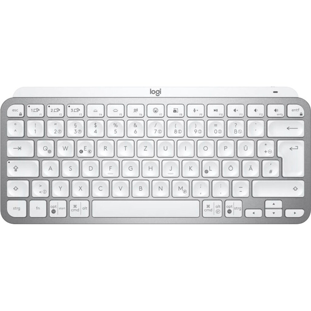 Logitech Tastatur »MX Keys Mini + MX ANYWHERE 3«, (Multimedia-Tasten-Fn-Tasten)