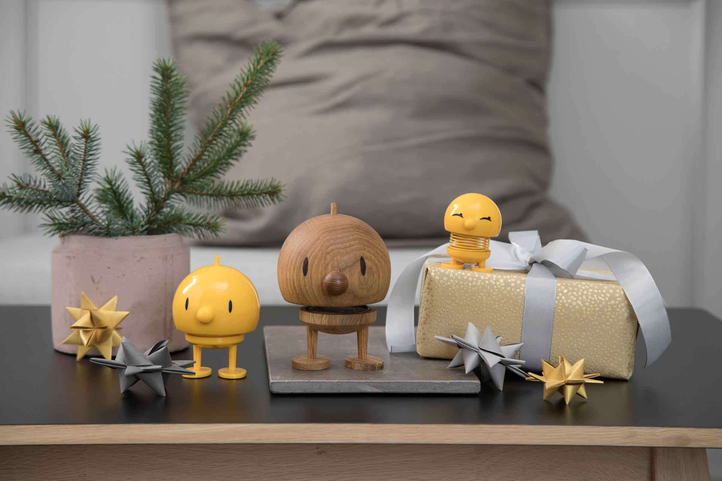 HOPTIMIST Dekofigur "Dekofigur Bimble 5,8 x 6,6 cm gelb" günstig online kaufen