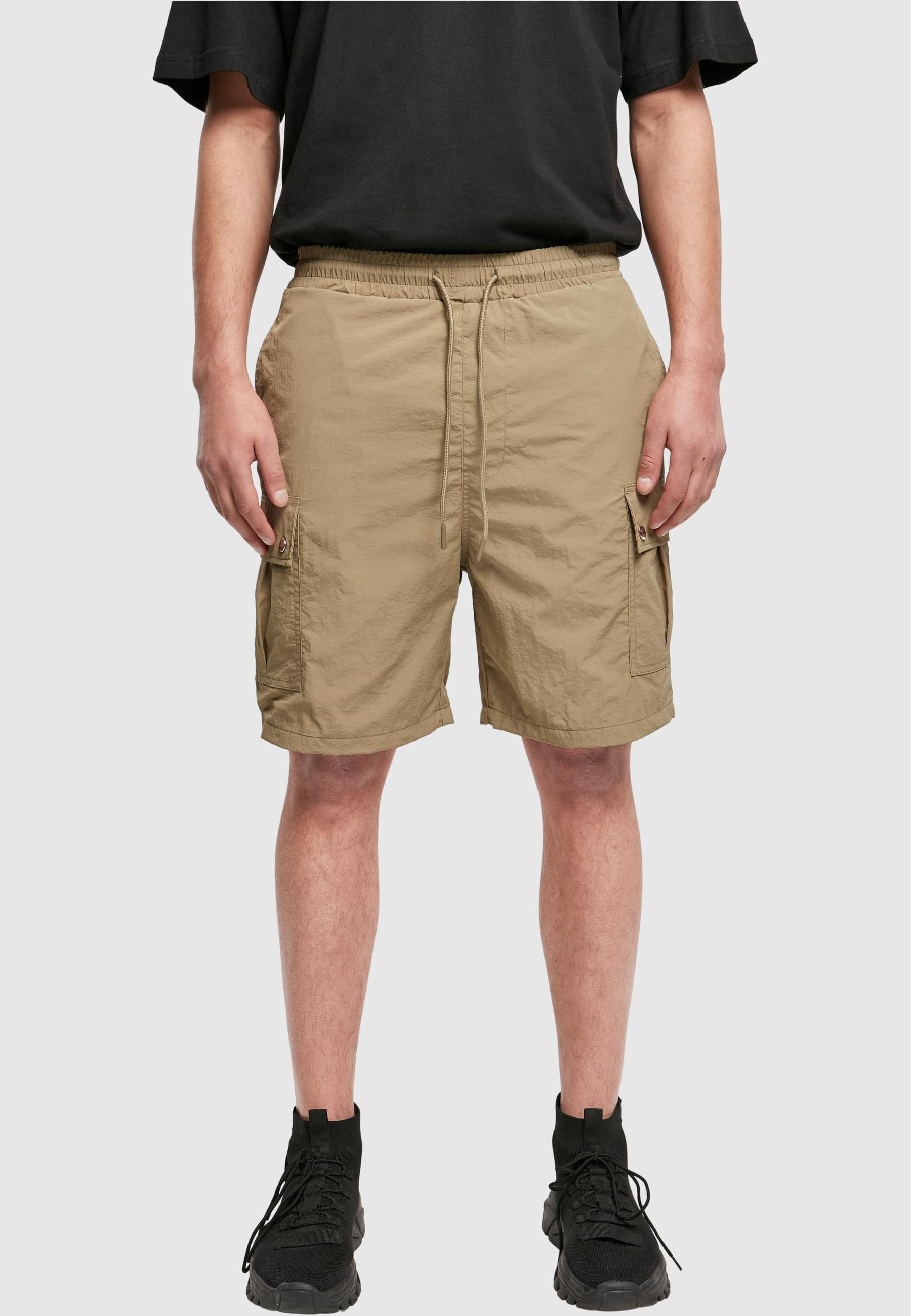 URBAN CLASSICS Cargohose »Urban Classics Herren Nylon Cargo Shorts«, (1 tlg.)
