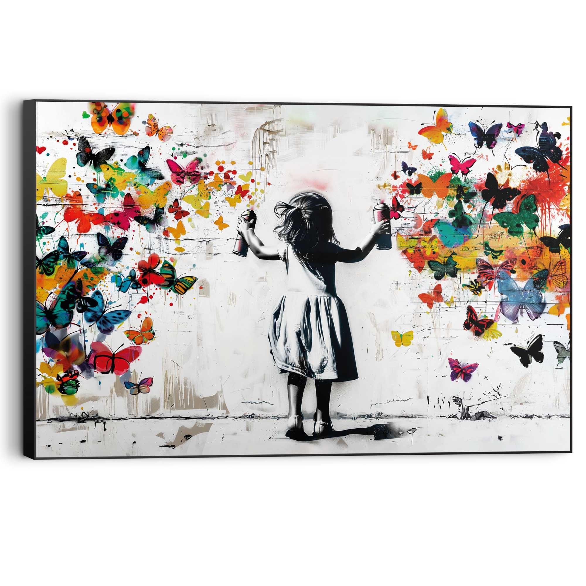 Reinders Wandbild "Wolke von Schmetterlingen", Kinderzimmer - Mädchen - Meh günstig online kaufen