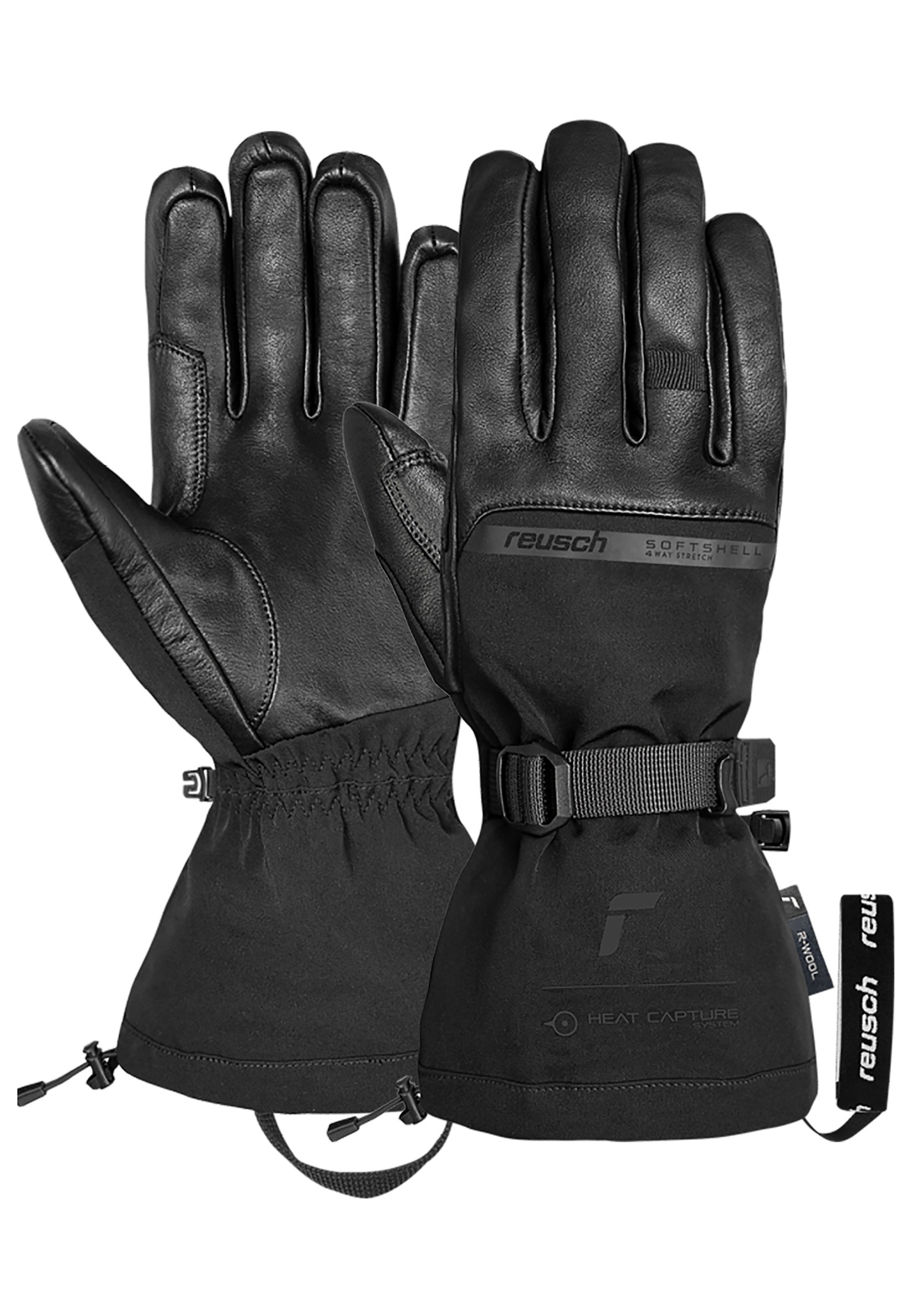 Reusch Skihandschuhe "Duality R-WOOL" mit winddichter, atmungsaktiver Funktion
