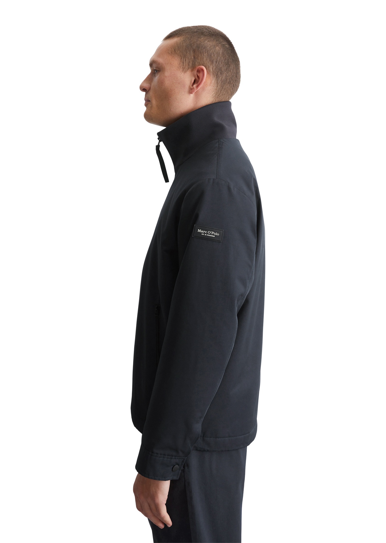 Marc O'Polo Outdoorjacke »aus wasserabweisendem Micro-Twill«, ohne Kapuze