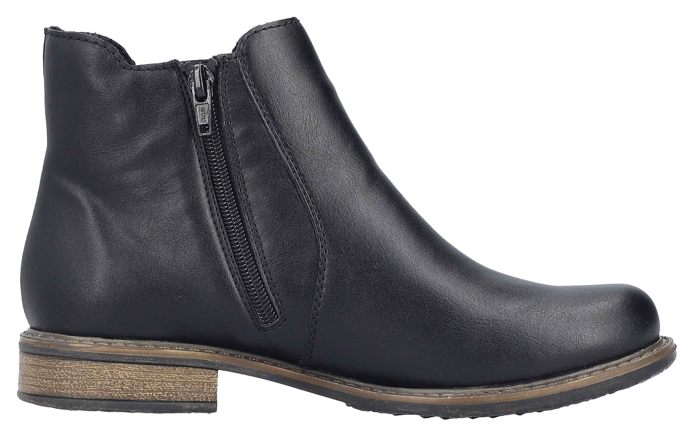 Rieker Chelseaboots, Stiefelette, Boots, Blockabsatz, mit elastischem Einsatz