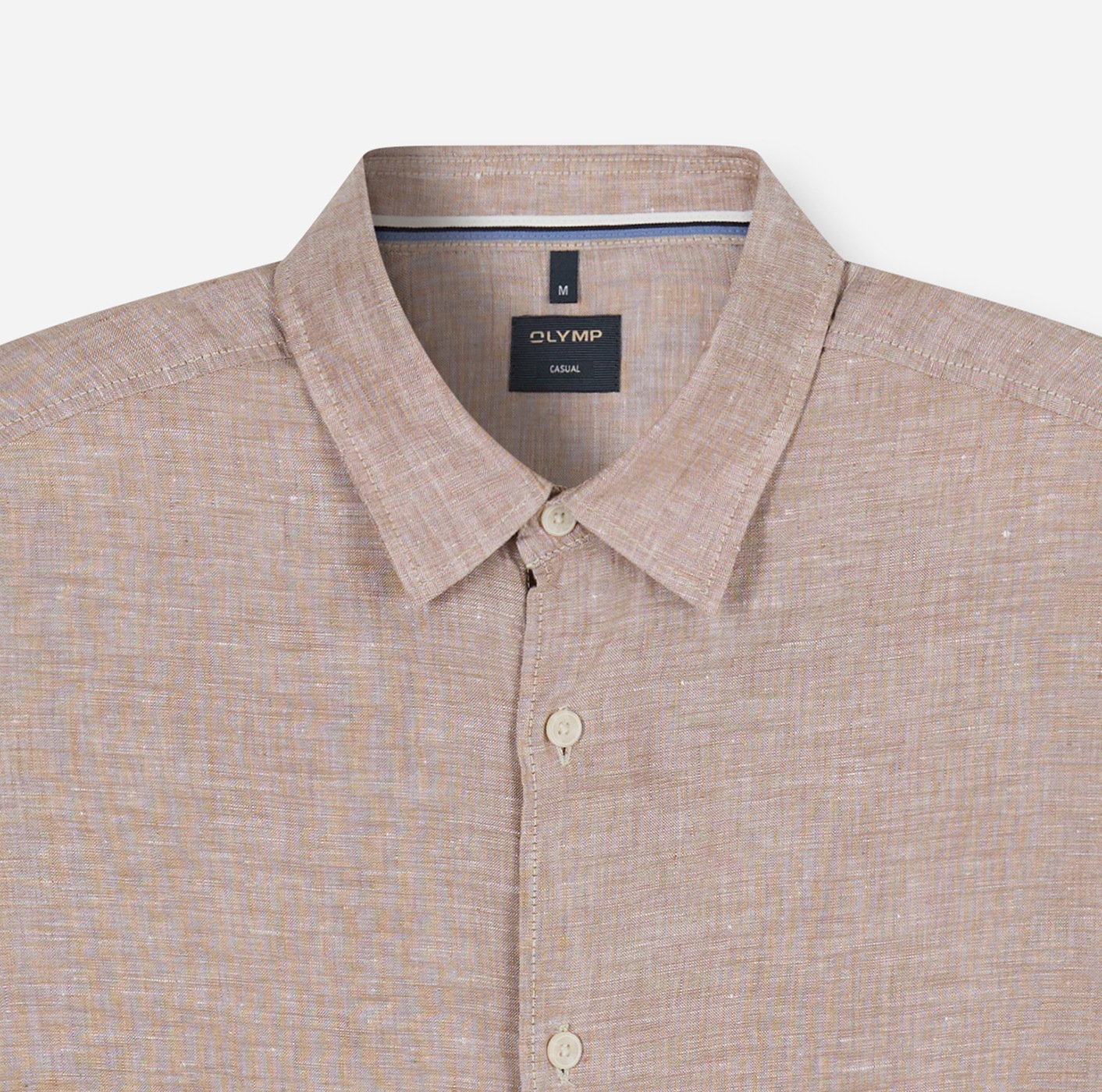 OLYMP Leinenhemd Kentkragen, casual