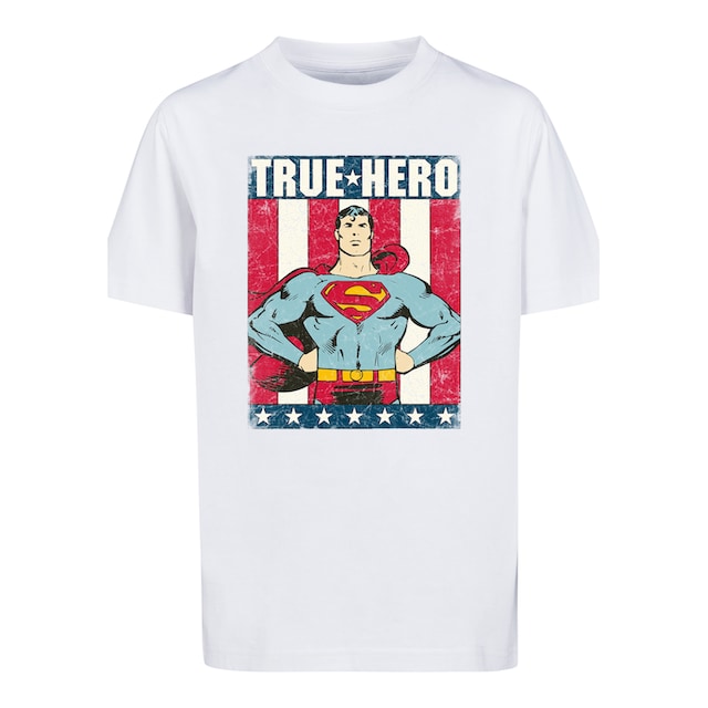 F4NT4STIC T-Shirt »T-Shirt DC Comics Superman True Hero Superheld«, Unisex  Kinder,Premium Merch,Jungen,Mädchen,Bedruckt ▷ für | BAUR