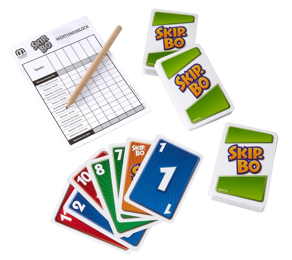 Mattel games Spiel »Skip-Bo Deluxe Metallbox«