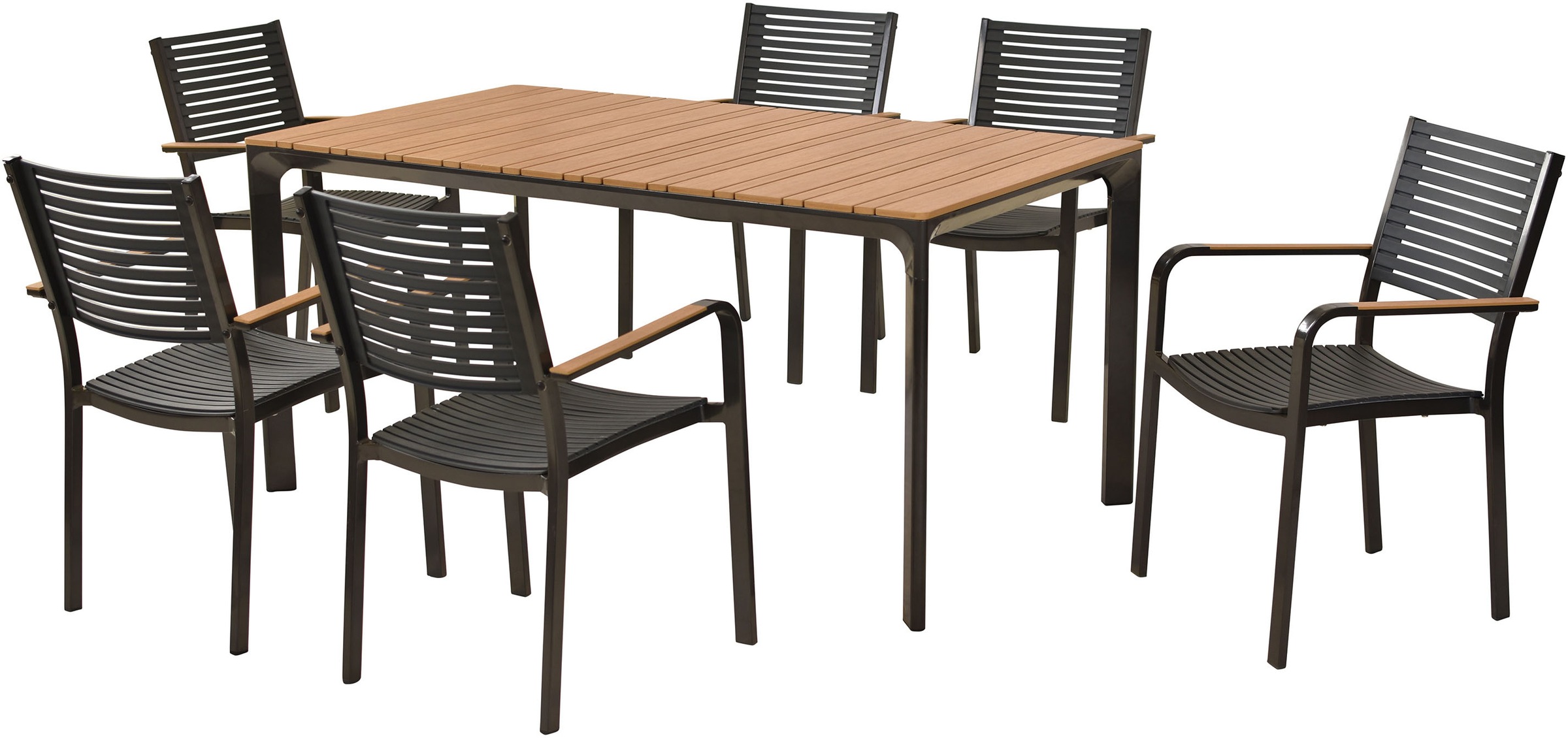 MERXX Garten-Essgruppe ""Paliano"", (Set, 7 tlg.), Applikationen, Armlehnen günstig online kaufen