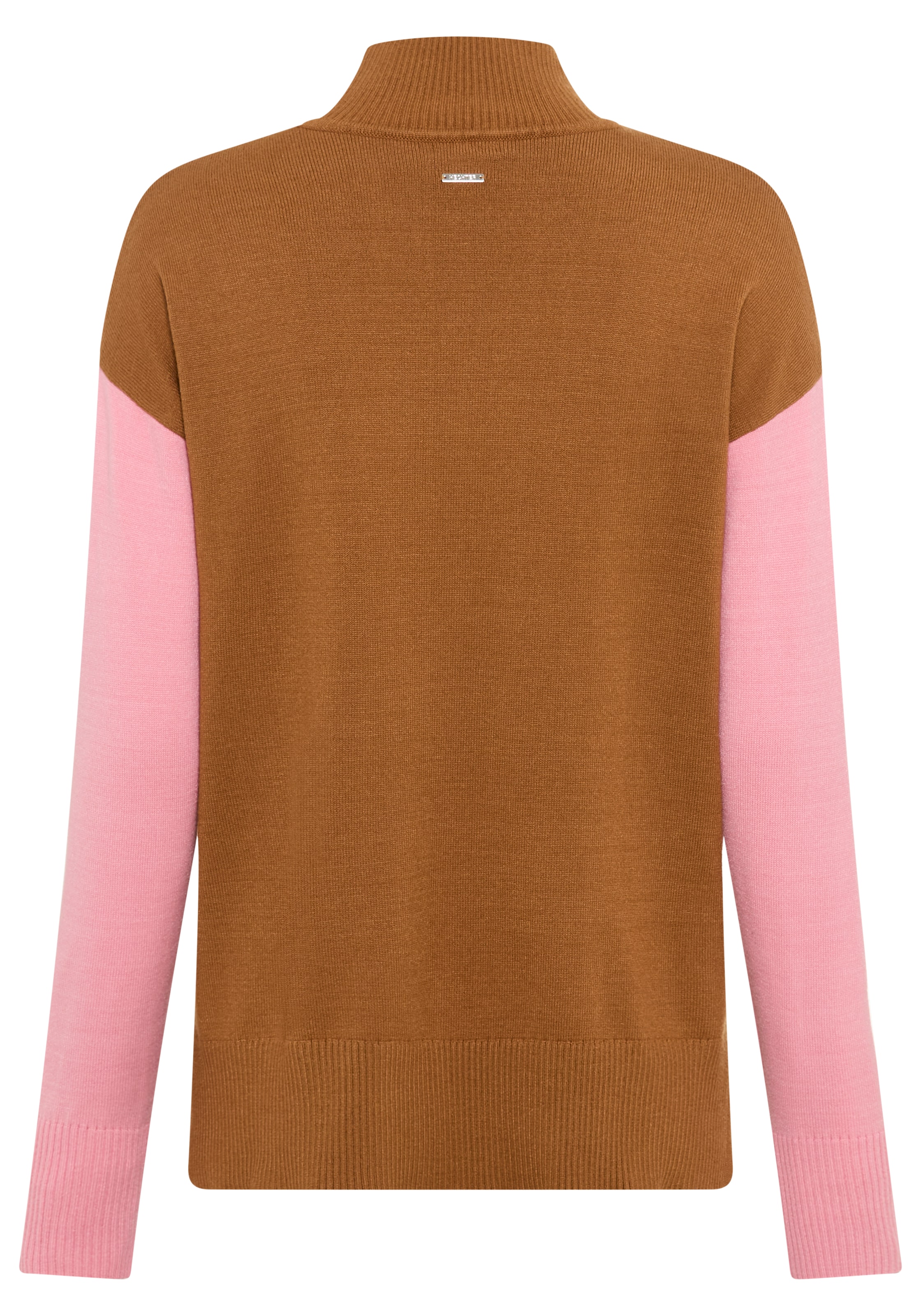 HECHTER PARIS Rollkragenpullover, mit Kontrastarm - NEUE KOLLEKTION