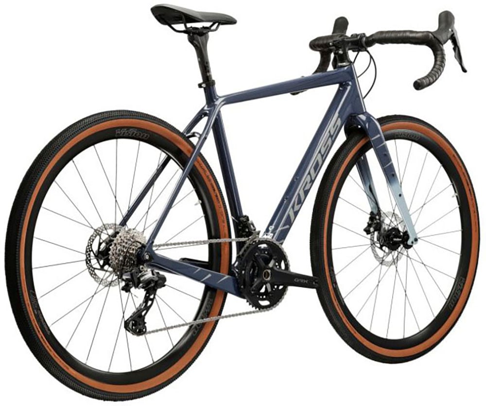 Kross Gravelbike »KROSS Gravelbike Esker 8.0 28" blau 24 Gänge«, 24 Gang, Shimano, GRX RX820 Schaltwerk, Kettenschaltung
