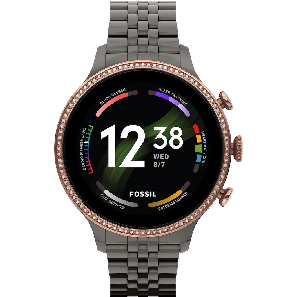 Fossil Smartwatches Smartwatch »GEN 6, FTW6078«, (Wear OS by Google)