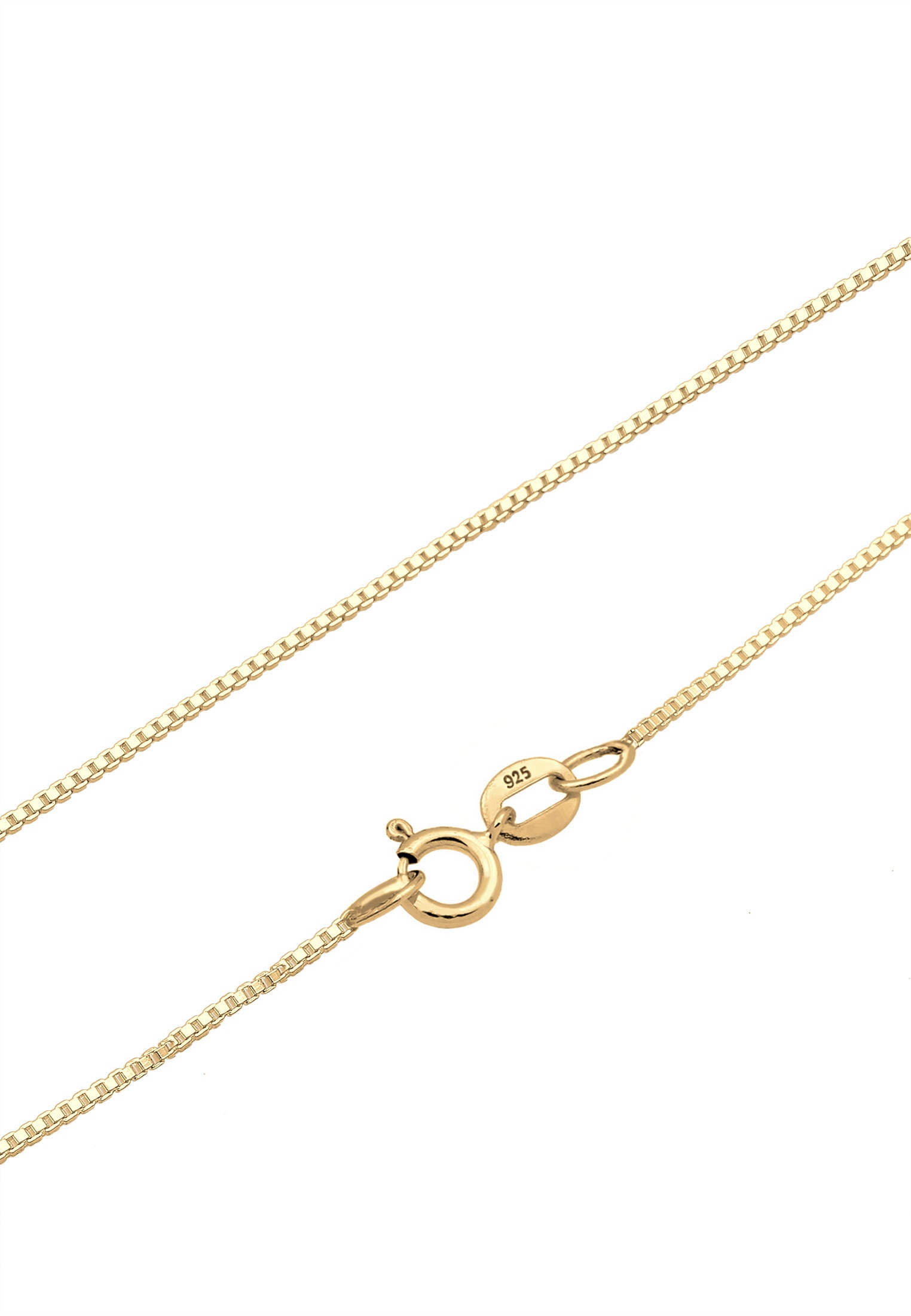Elli Kette mit Anhänger »Münze Sonne Mond Stern Vintage 925 Silber«