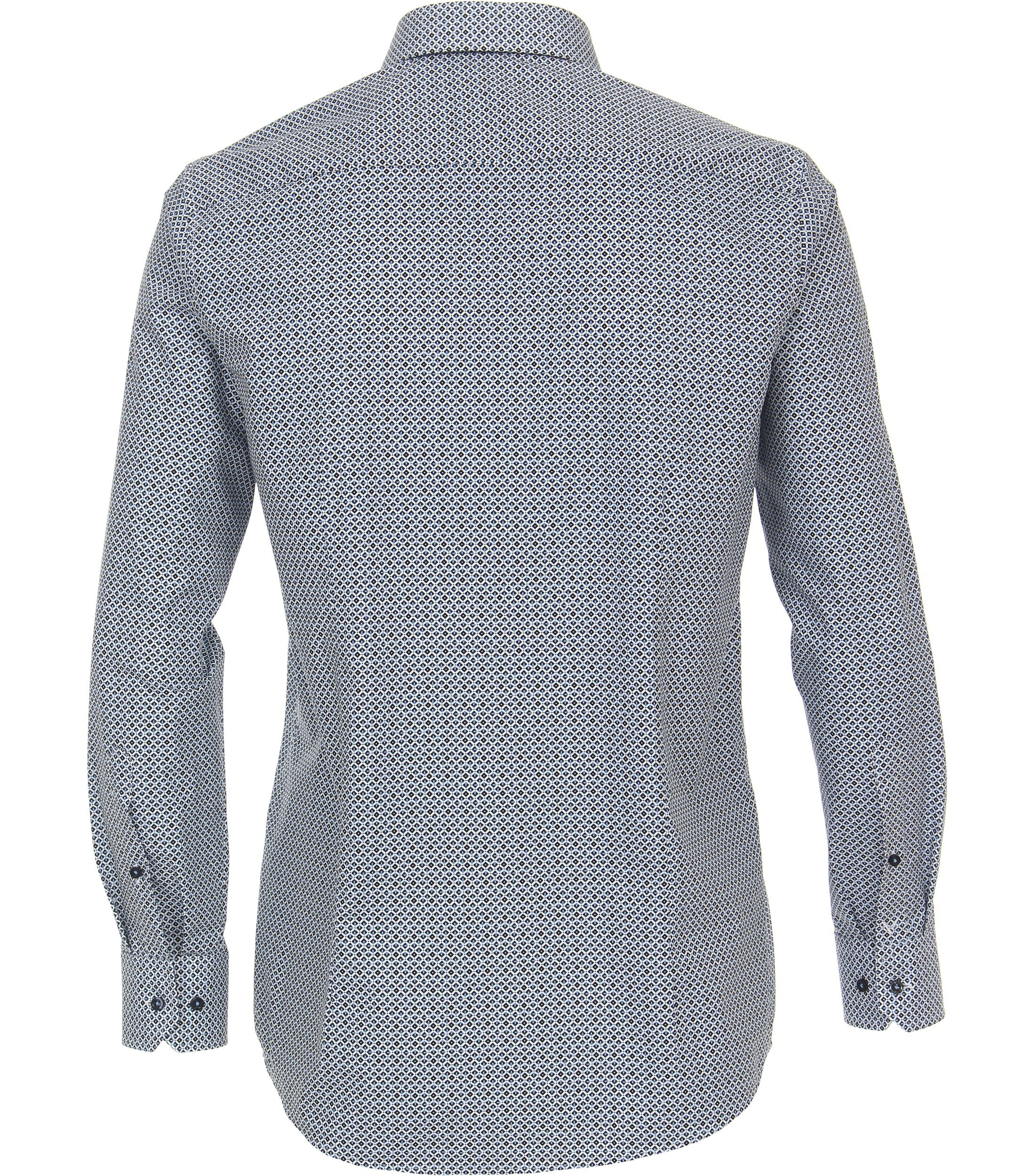 VENTI Businesshemd Print Men Shirt Medium Blue 38 3