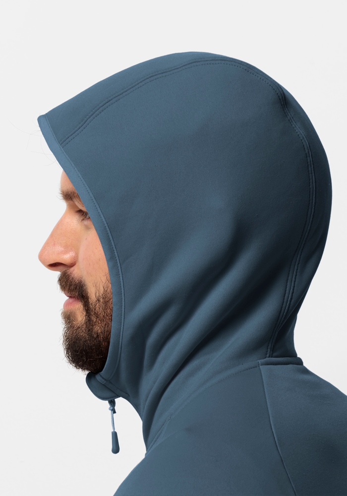 Jack Wolfskin Fleecejacke »BAISELBERG HOODED FZ M«, mit Kapuze