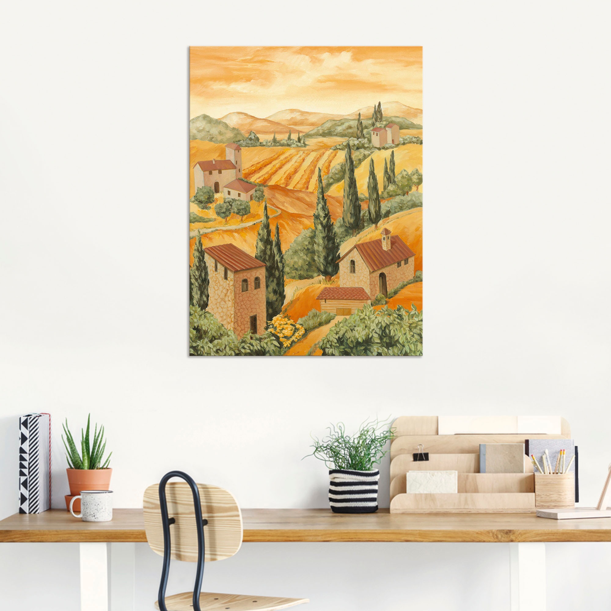 Artland Wandbild »Italien Toscana«, Europa, (1 St.), als Alubild, Outdoorbild, Leinwandbild, Poster in verschied. Größen