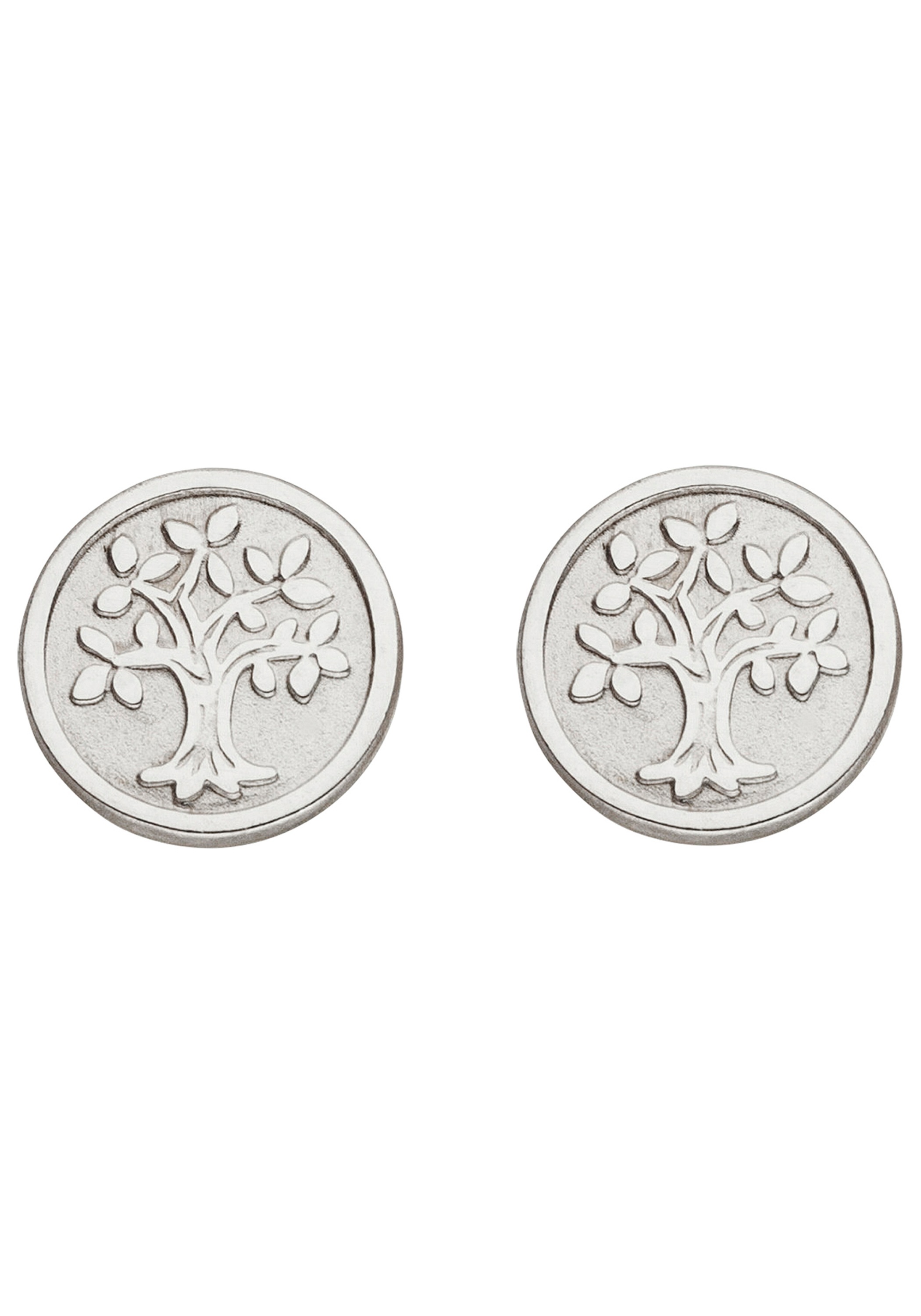 JOBO Paar Ohrstecker »Lebensbaum« 925 Silber