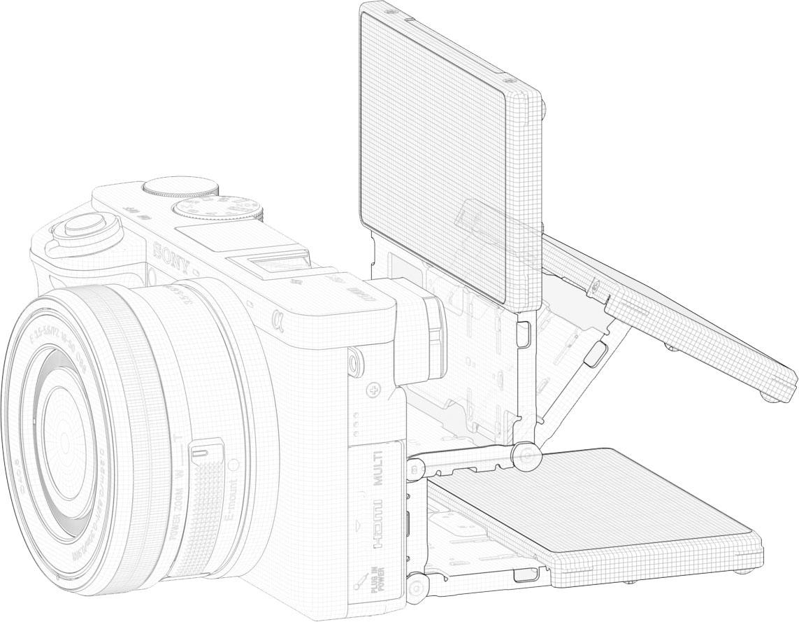 Sony Systemkamera »ILCE-6400MB - Alpha 6400 E-Mount«, 24,2 MP, Bluetooth- WLAN (Wi-Fi)-NFC, 4K Video, 180° Klapp-Display, XGA OLED Sucher, M-Kit  18-135mm Objektiv | BAUR | Systemkameras