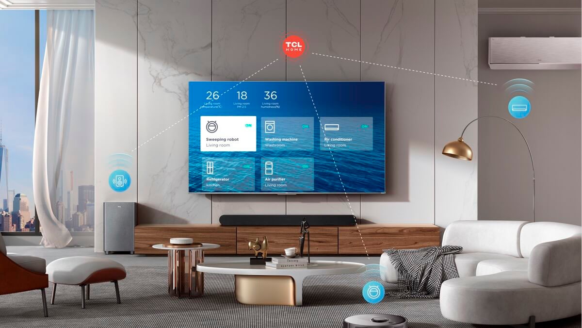 TCL QLED Mini LED-Fernseher »85Q7CX2«, Smart-TV-Google TV, Audio von Bang & Olufsen, Präzises Dimming, Smart TV, Apple TV, 4K HDR