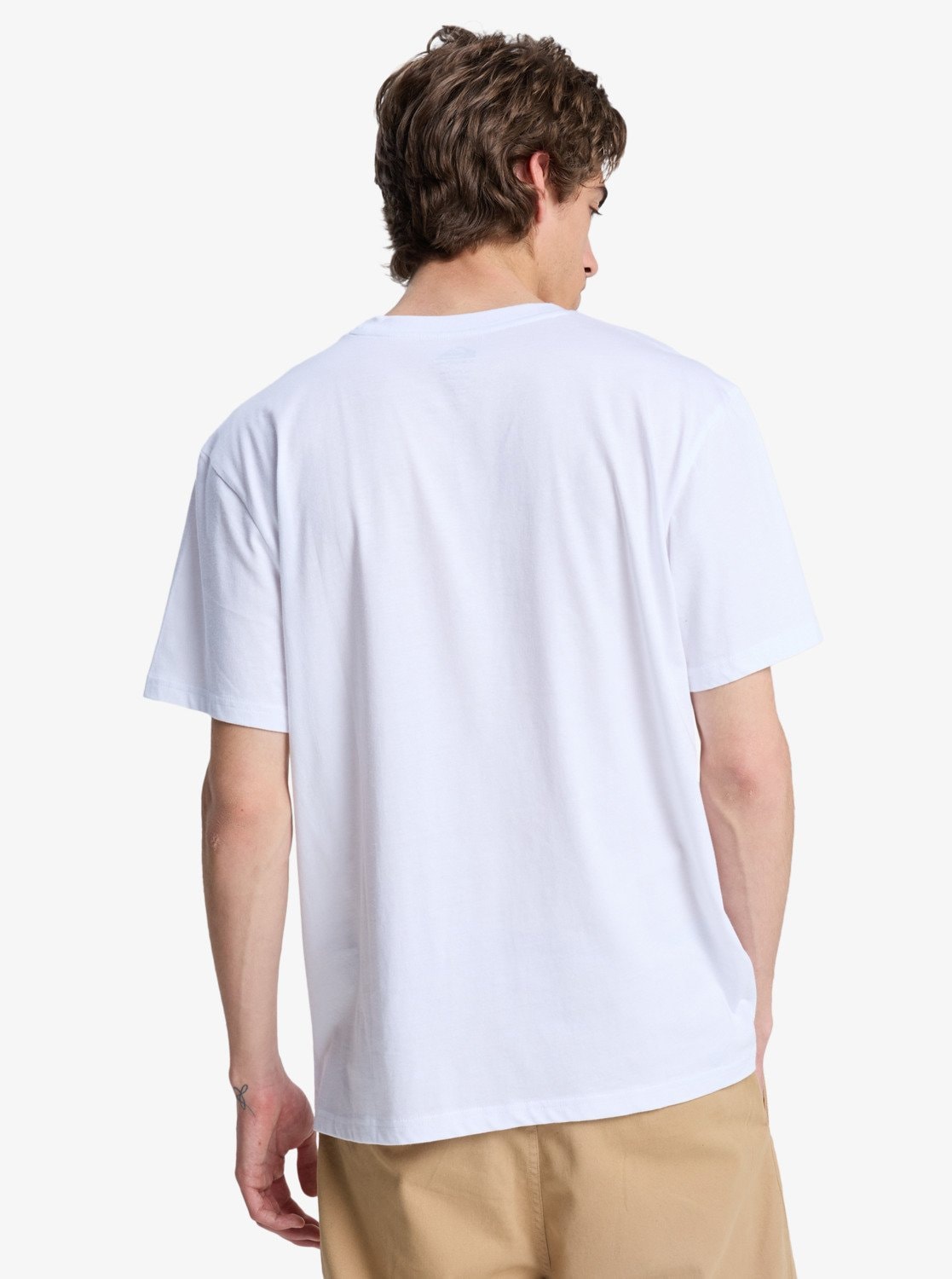 Quiksilver T-Shirt »BASIC SHORT SLEEVE TEE YOUNG MEN« für Erwachsene, sportlicher Stil, aus Baumwolle
